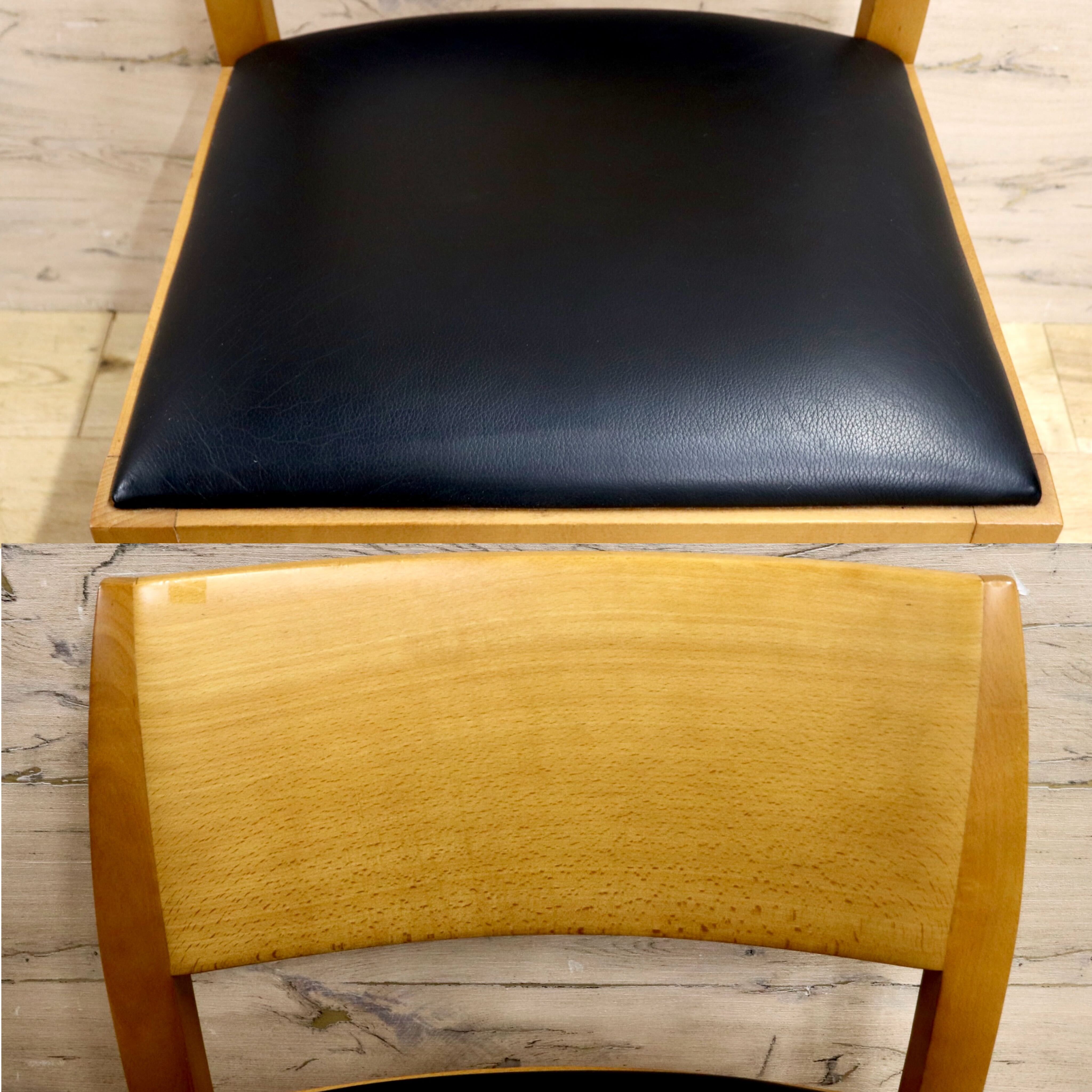 GMIK729A○Andreu World / アンドリュー・ワールド ダイニングチェア 2脚セット 椅子 レザー シンプル モダン スペイン製