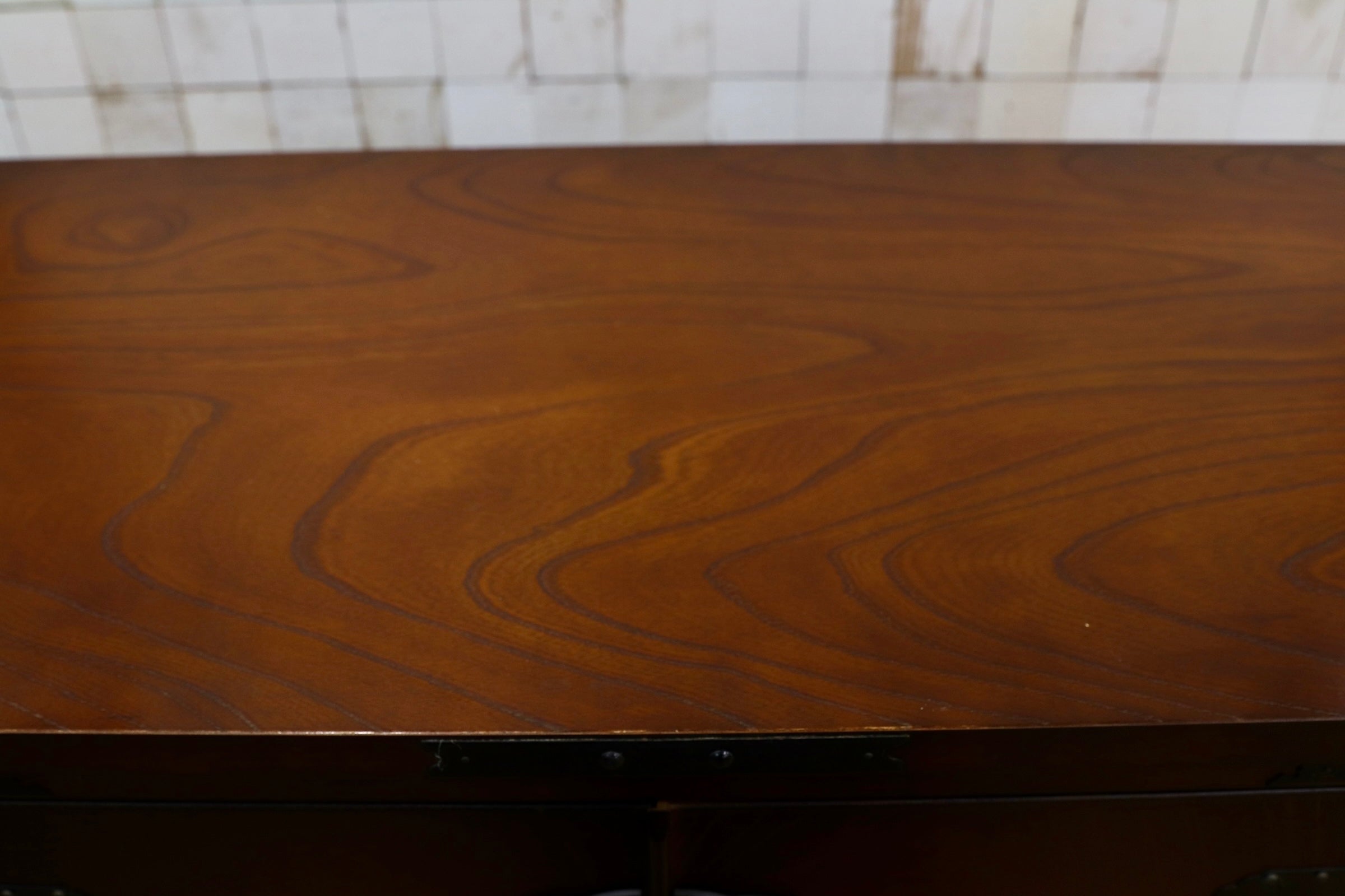 GMJK333○民芸調 サイドボード 整理箪笥 リビングボード 飾り棚 和家具 和モダン 収納家具 黒色装飾金具