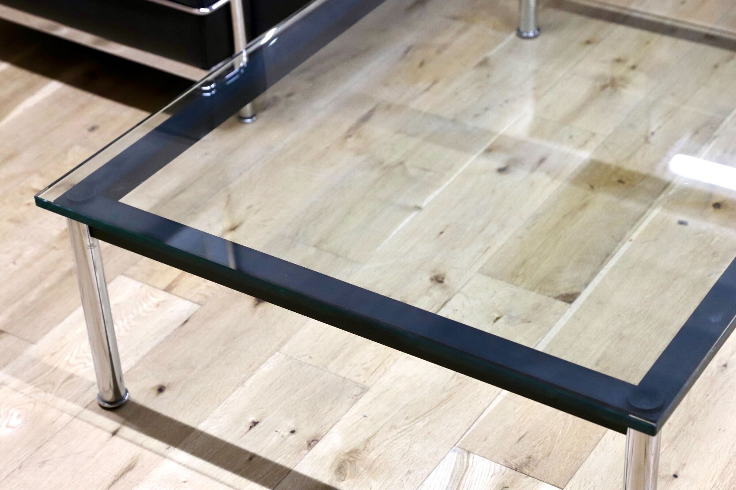 GMIS554D○Cassina / カッシーナ 10 TABLE EN TUBE センターテーブル リビングテーブル ガラステーブル 応接机 定価67.1万 展示品