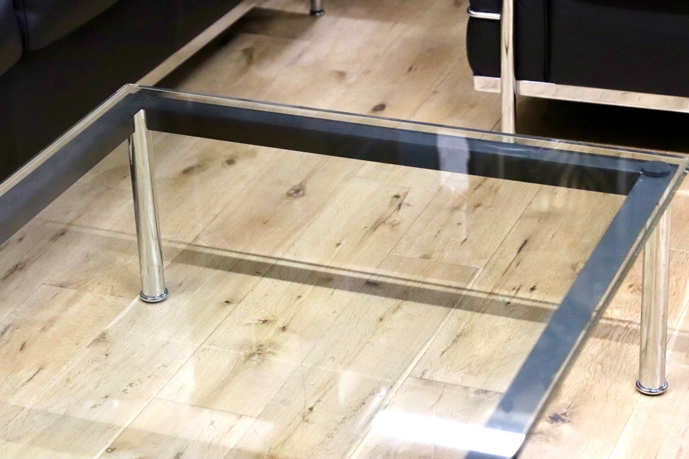 GMIS554D○Cassina / カッシーナ 10 TABLE EN TUBE センターテーブル リビングテーブル ガラステーブル 応接机 定価67.1万 展示品