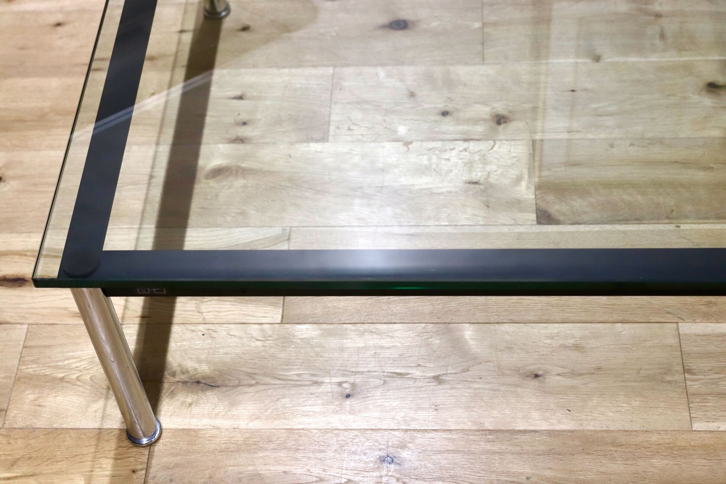 GMIS554D○Cassina / カッシーナ 10 TABLE EN TUBE センターテーブル リビングテーブル ガラステーブル 応接机 定価67.1万 展示品