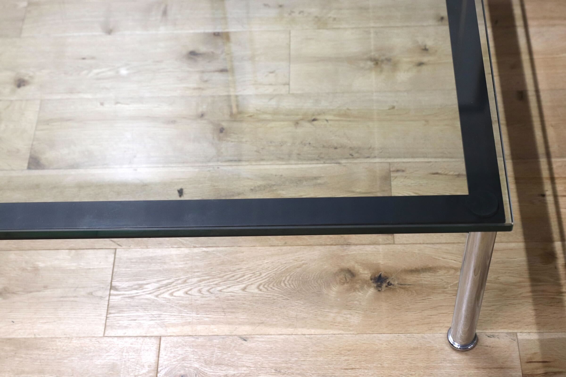 GMIS554D○Cassina / カッシーナ 10 TABLE EN TUBE センターテーブル リビングテーブル ガラステーブル 応接机 定価67.1万 展示品