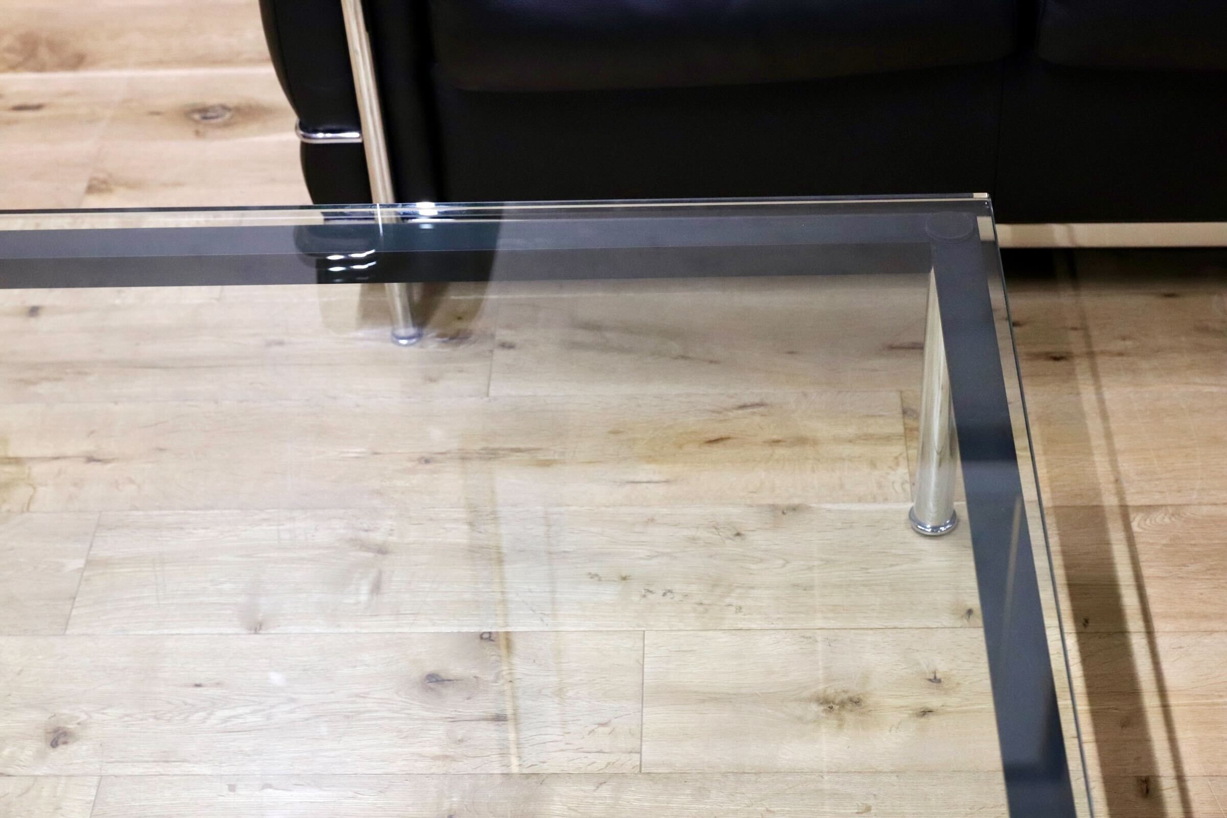 GMIS554D○Cassina / カッシーナ 10 TABLE EN TUBE センターテーブル リビングテーブル ガラステーブル 応接机 定価67.1万 展示品