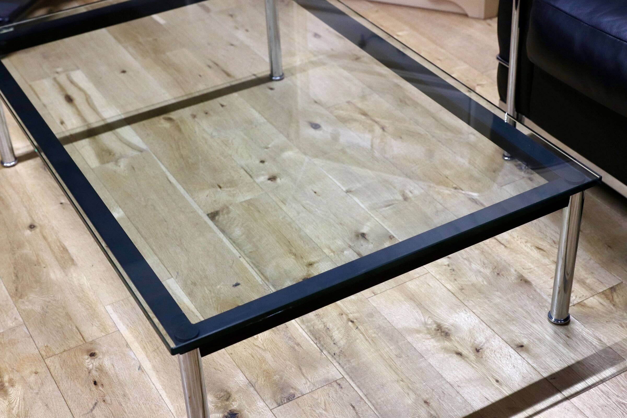 GMIS554D○Cassina / カッシーナ 10 TABLE EN TUBE センターテーブル リビングテーブル ガラステーブル 応接机 定価67.1万 展示品