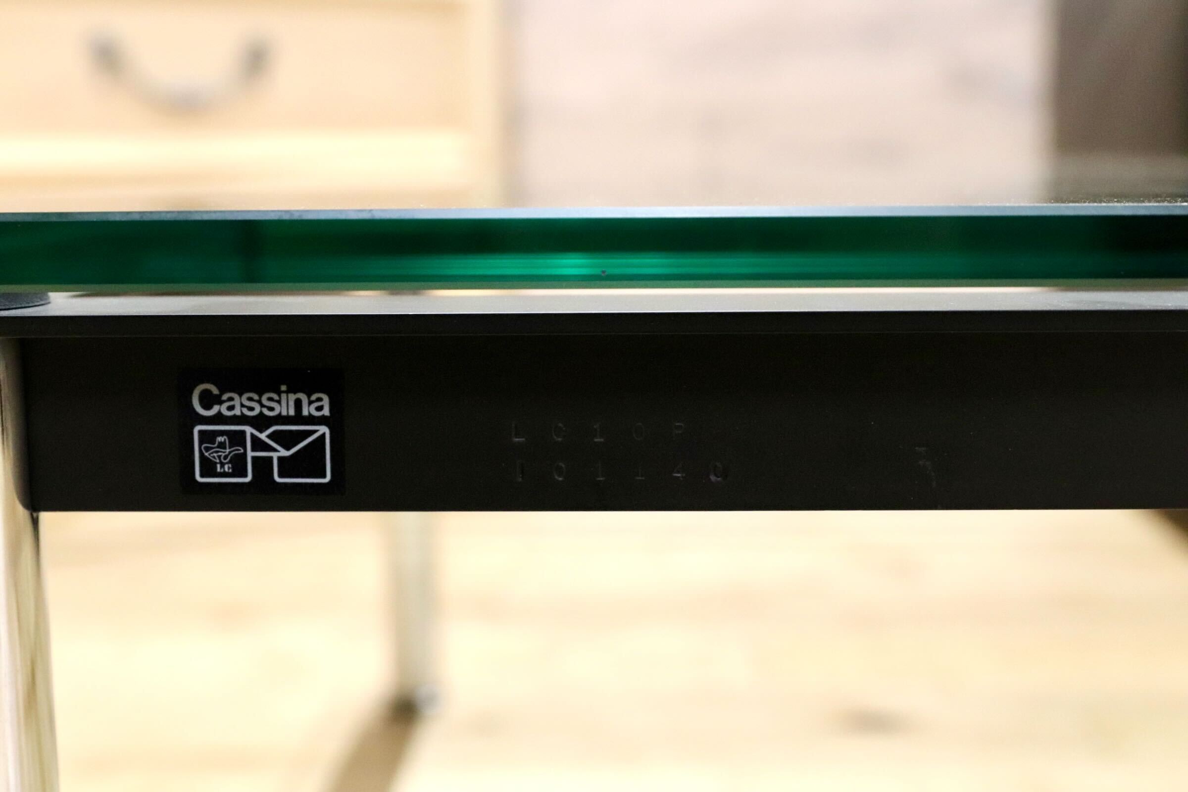 GMIS554D○Cassina / カッシーナ 10 TABLE EN TUBE センターテーブル リビングテーブル ガラステーブル 応接机 定価67.1万 展示品