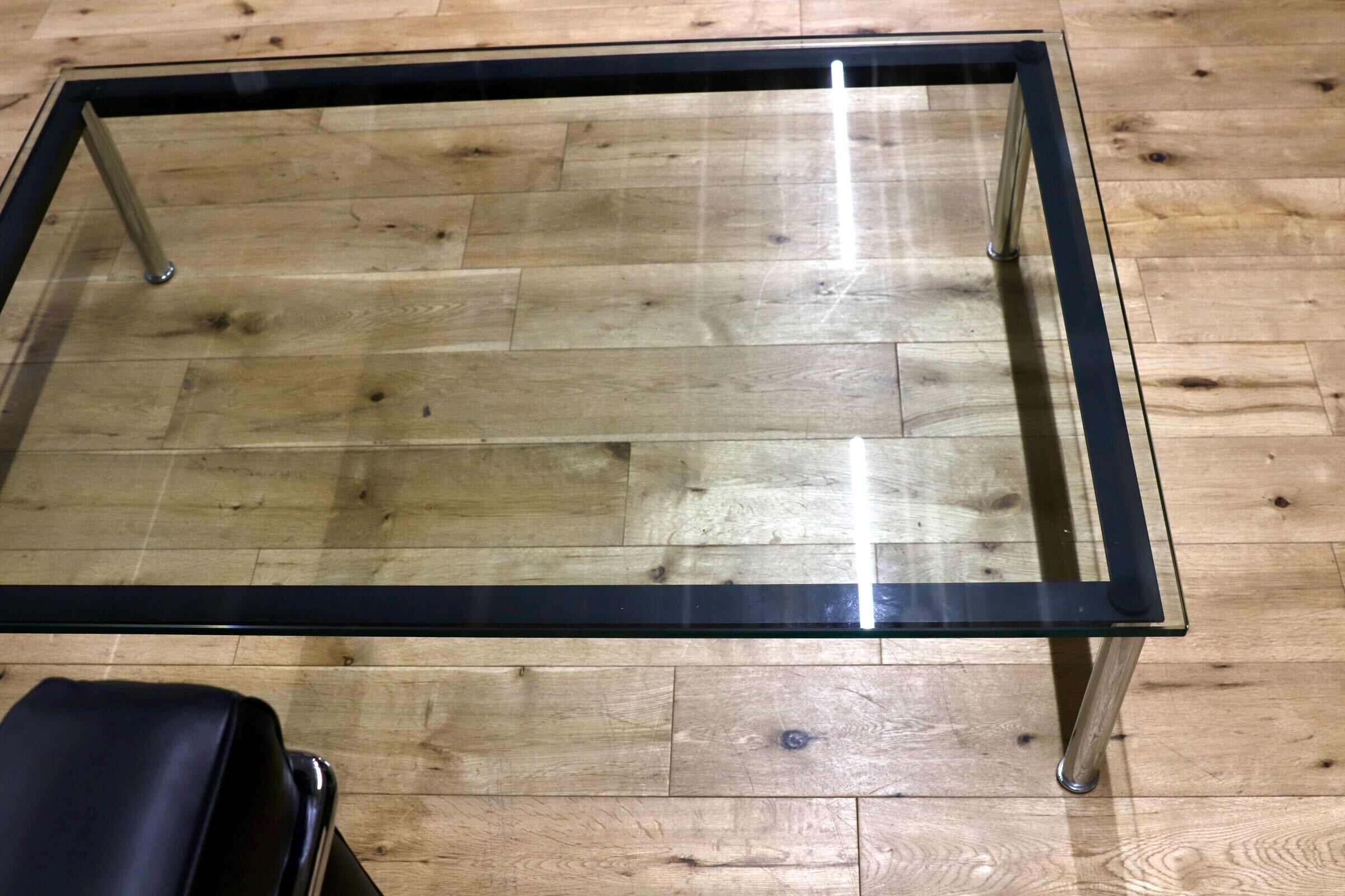 GMIS554D○Cassina / カッシーナ 10 TABLE EN TUBE センターテーブル リビングテーブル ガラステーブル 応接机 定価67.1万 展示品