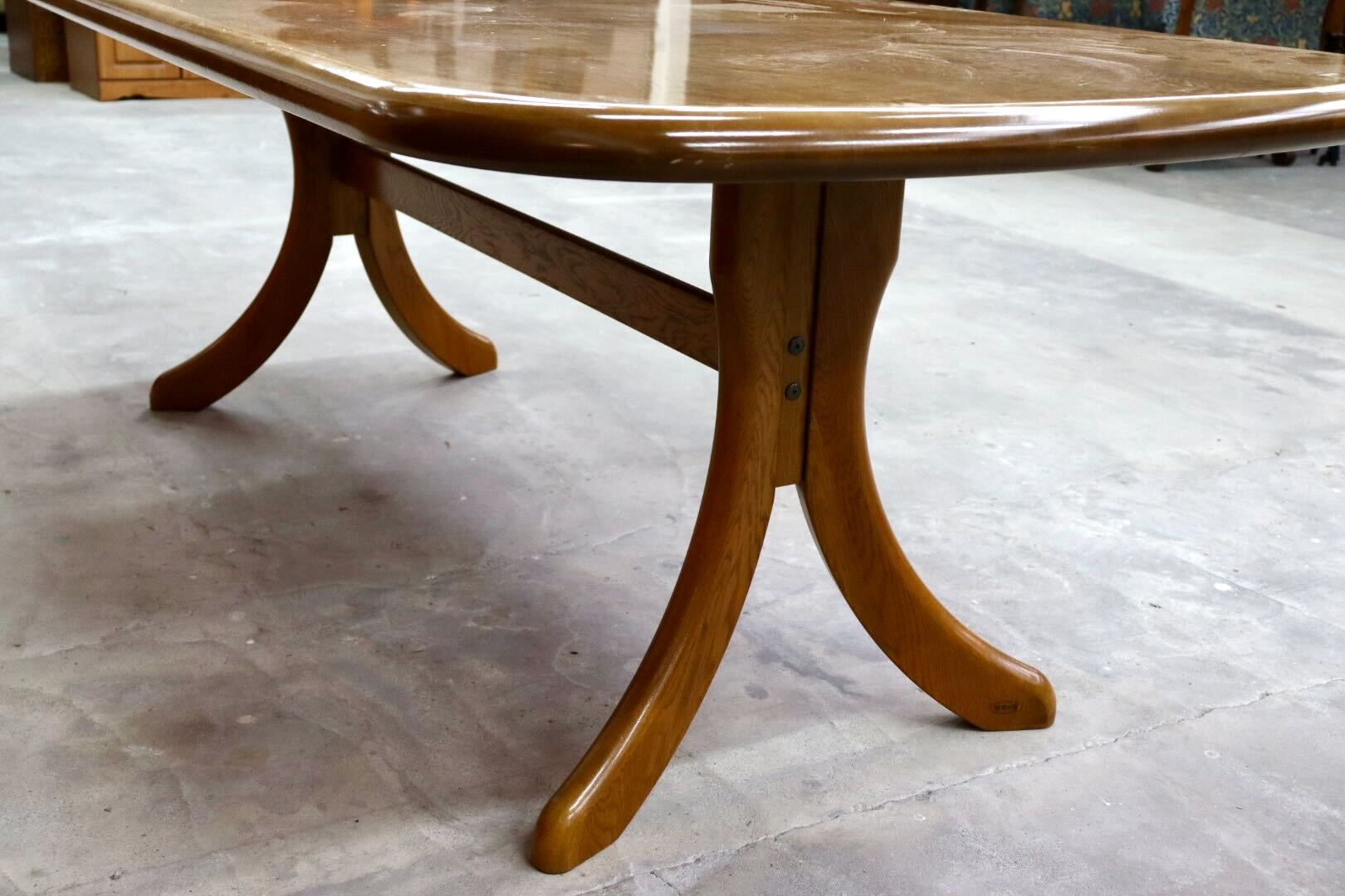 GMIH24○浜本工芸 / HAMAMOTO ダイニングテーブル 食卓テーブル 作業台 楢材 無垢 机 テーブル モダン 国産家具