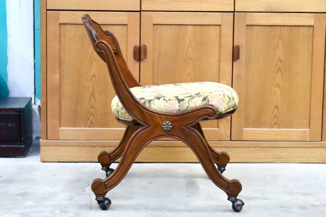 GMIK674A○DREXEL HERITAGE / ドレクセルヘリテイジ エスペラント ダイニングチェア 椅子 キャスター ヴィンテージ クラシック 定価約21万