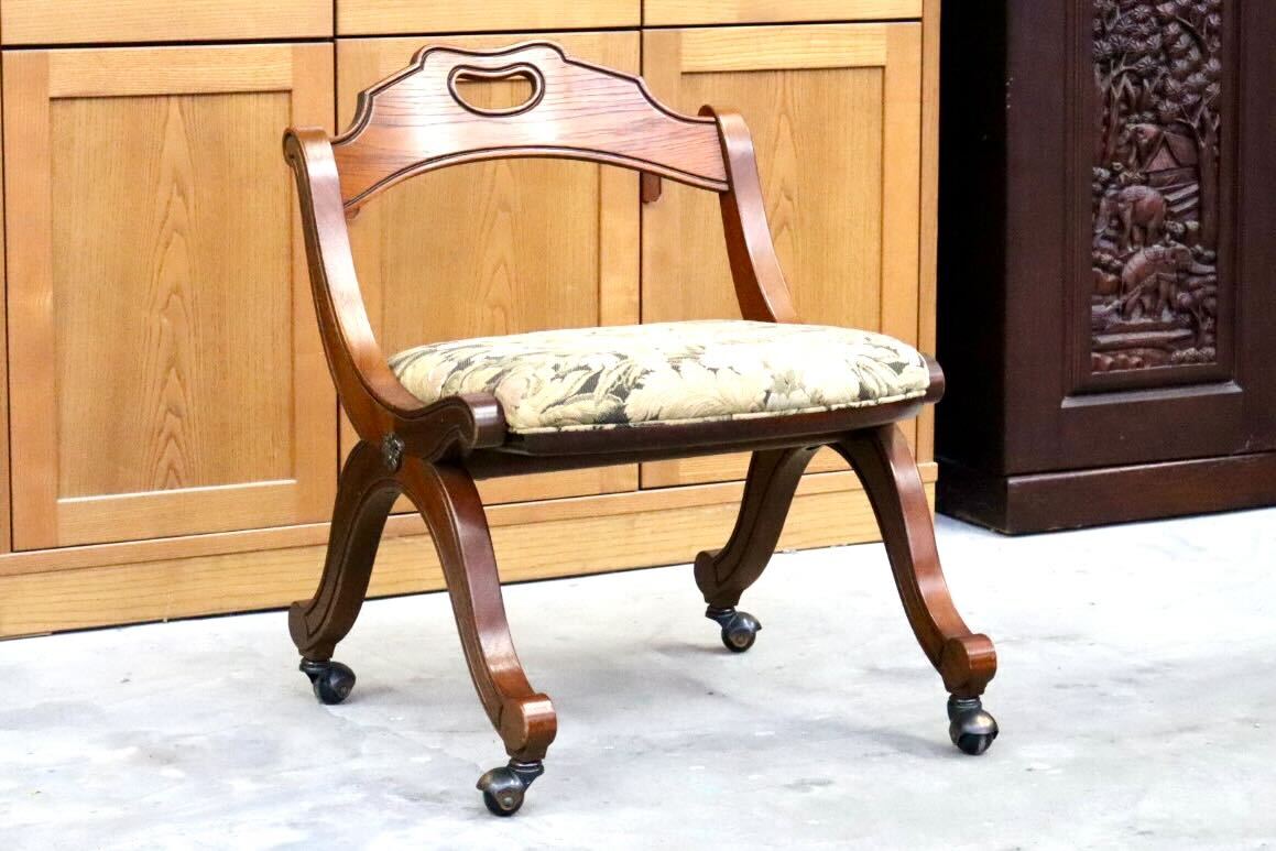 GMIK674B○DREXEL HERITAGE / ドレクセルヘリテイジ エスペラント ダイニングチェア 椅子 キャスター ヴィンテージ クラシック 定価約21万