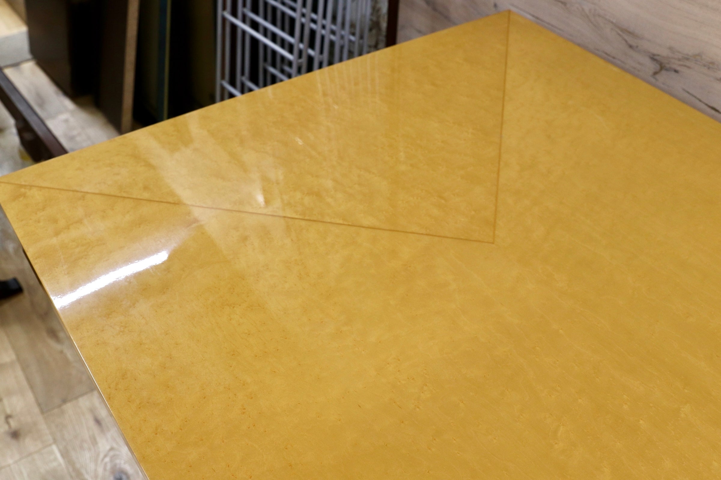 GMJK336○IDC OTSUKA / IDC大塚家具 SPLENDOR スプレンダー バーズアイメープル 特注大型 ダイニングテーブル 国産家具 約100万円前後