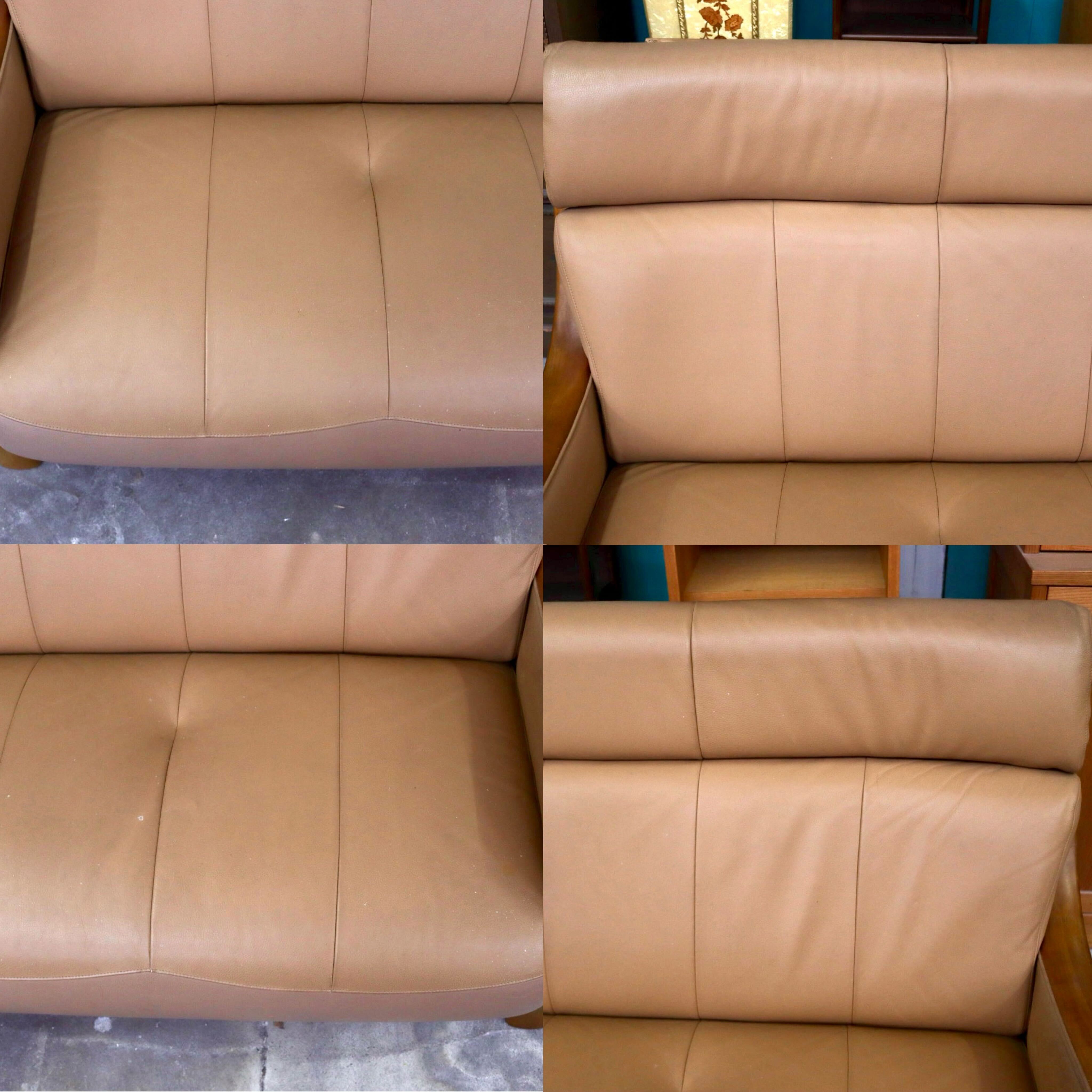 GMIK890○karimoku / カリモク Direttore ディレトーレ 3人掛けソファ トリプルソファ 長椅子 本革 国産家具