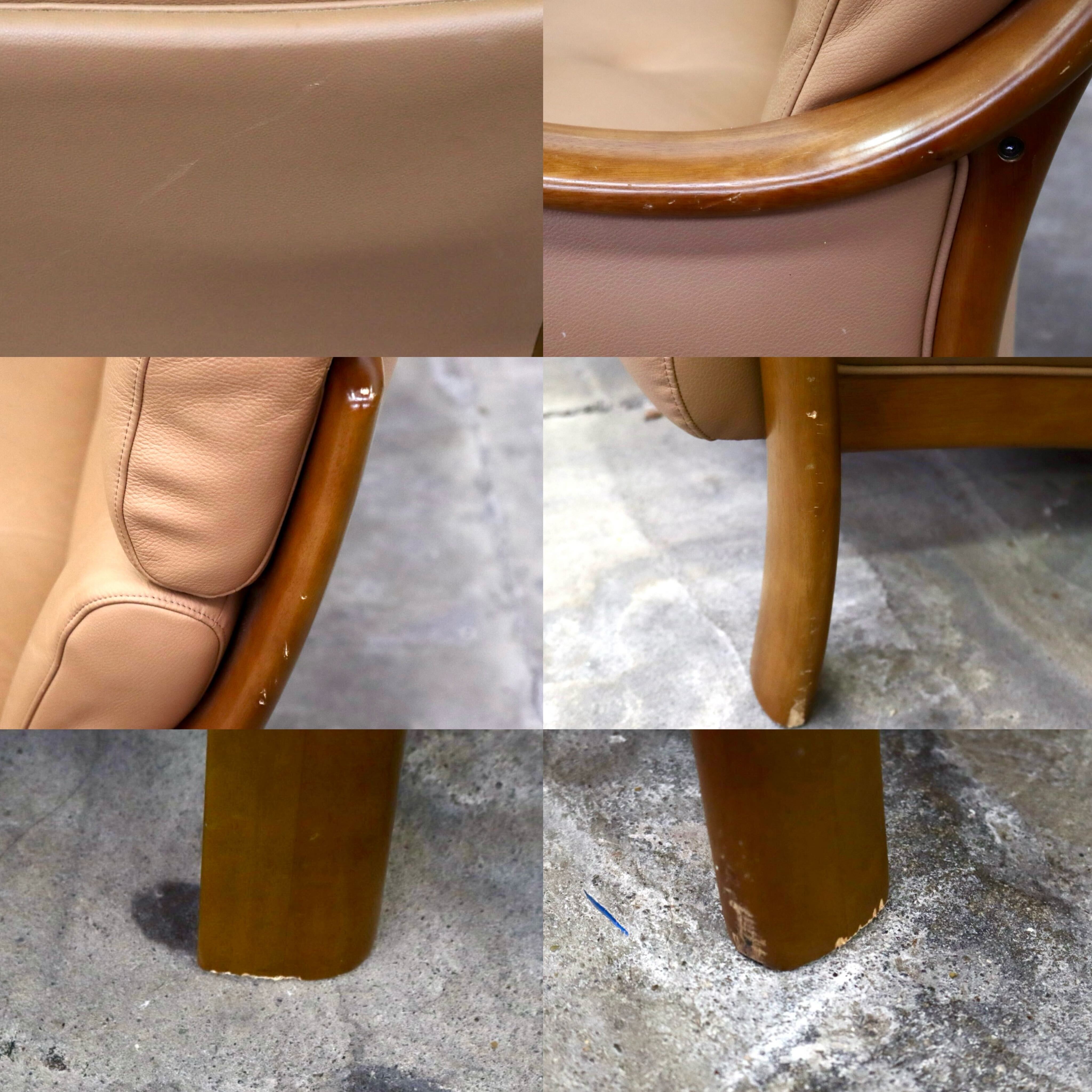 GMIK890○karimoku / カリモク Direttore ディレトーレ 3人掛けソファ トリプルソファ 長椅子 本革 国産家具