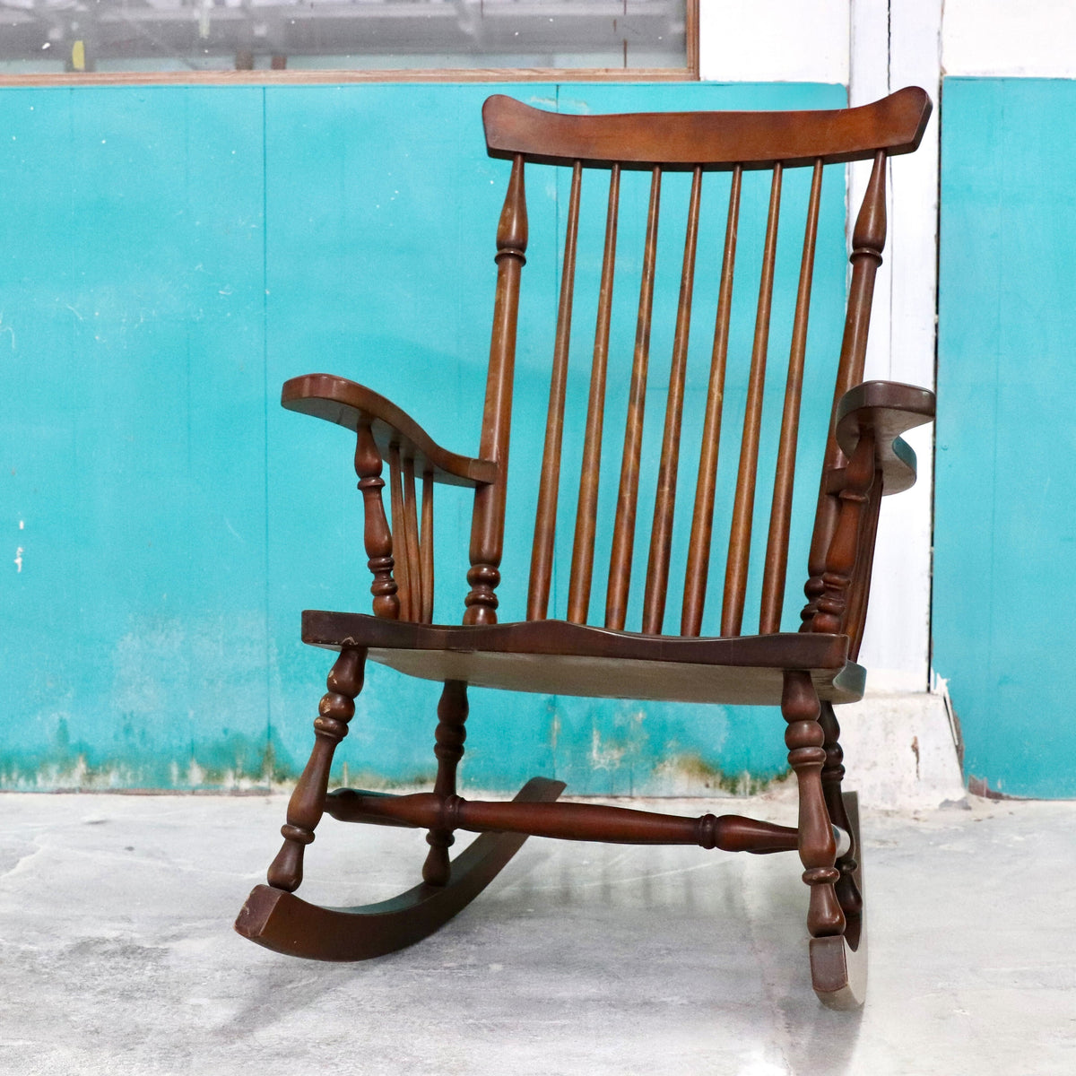 GMHK399○九州民芸家具 ロッキングチェア 揺り椅子 ミズメザクラ  