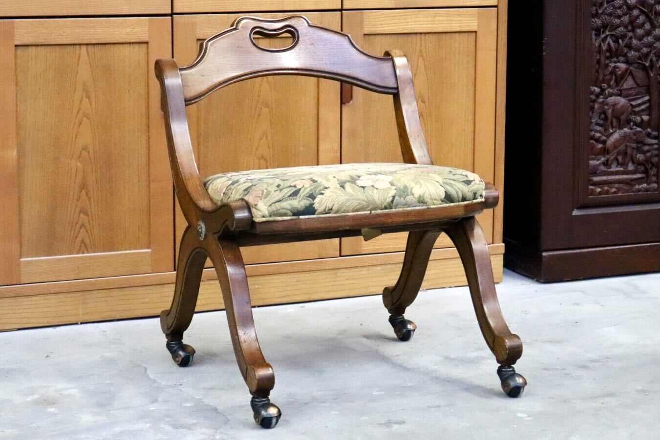 GMIK674D○DREXEL HERITAGE / ドレクセルヘリテイジ エスペラント ダイニングチェア 椅子 キャスター ヴィンテージ クラシック 定価約21万