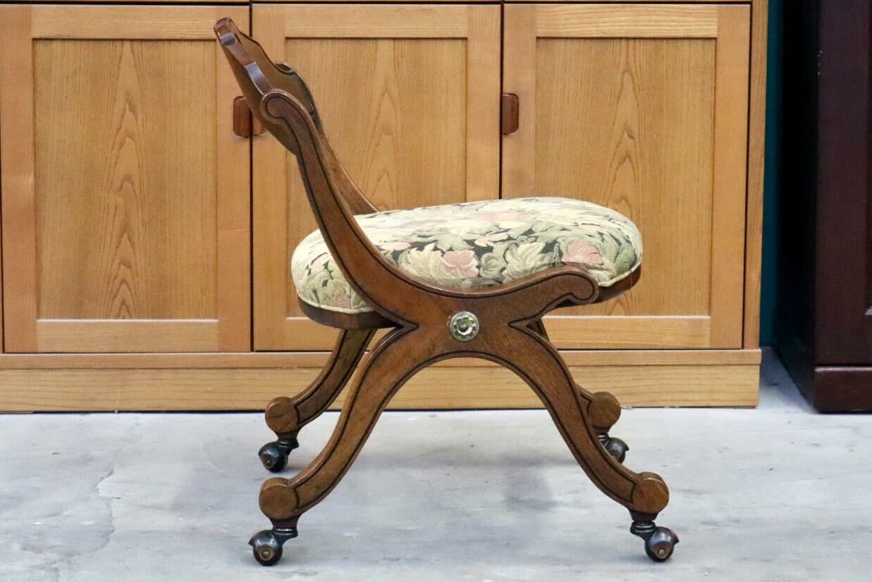 GMIK674D○DREXEL HERITAGE / ドレクセルヘリテイジ エスペラント ダイニングチェア 椅子 キャスター ヴィンテージ クラシック 定価約21万