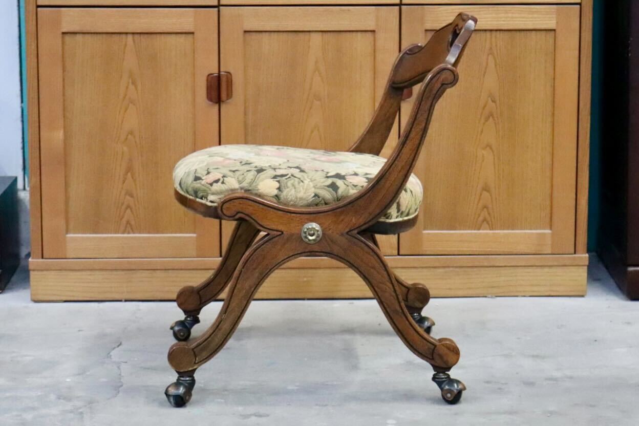 GMIK674D○DREXEL HERITAGE / ドレクセルヘリテイジ エスペラント ダイニングチェア 椅子 キャスター ヴィンテージ クラシック 定価約21万