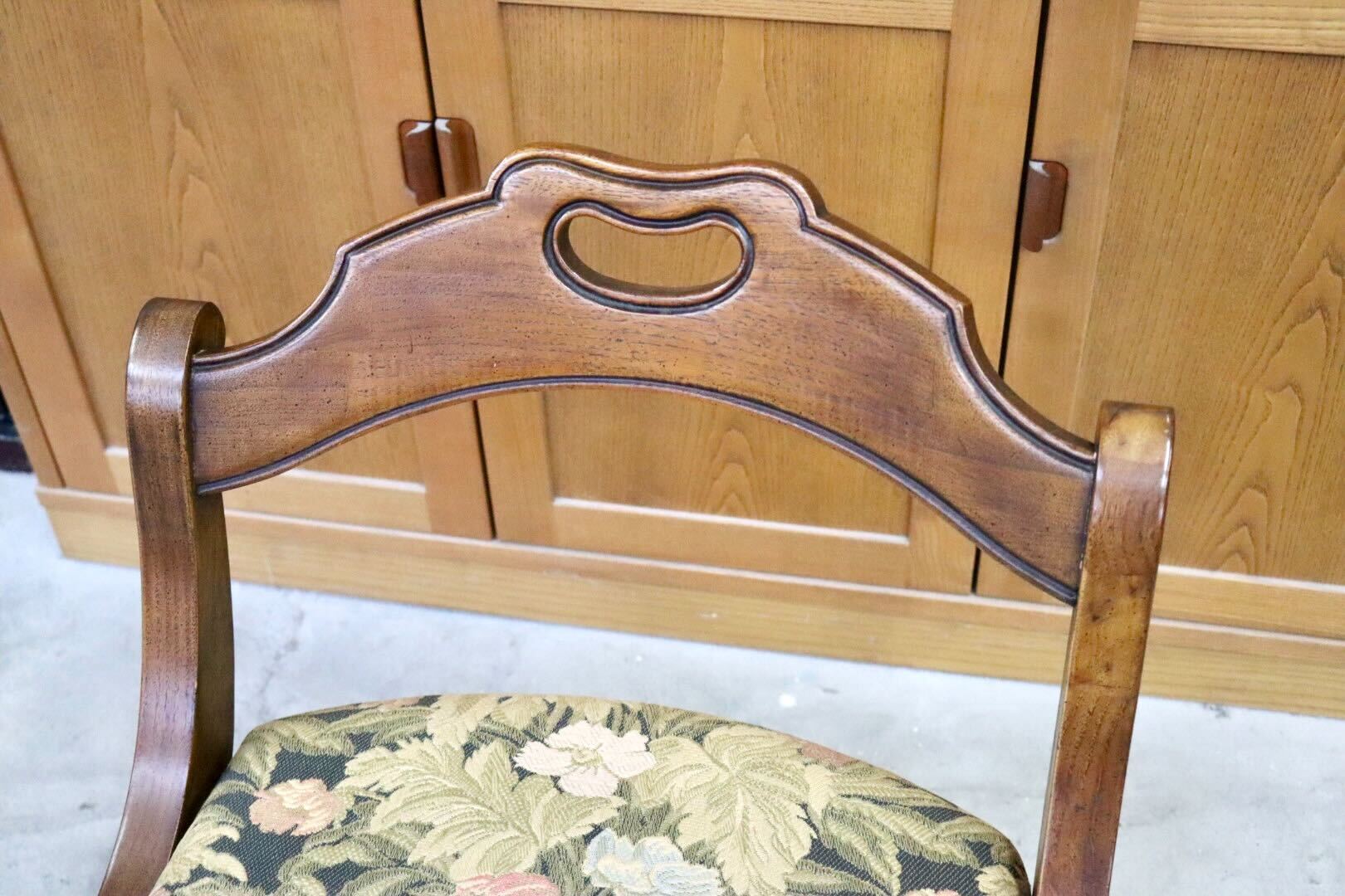 GMIK674D○DREXEL HERITAGE / ドレクセルヘリテイジ エスペラント ダイニングチェア 椅子 キャスター ヴィンテージ クラシック 定価約21万