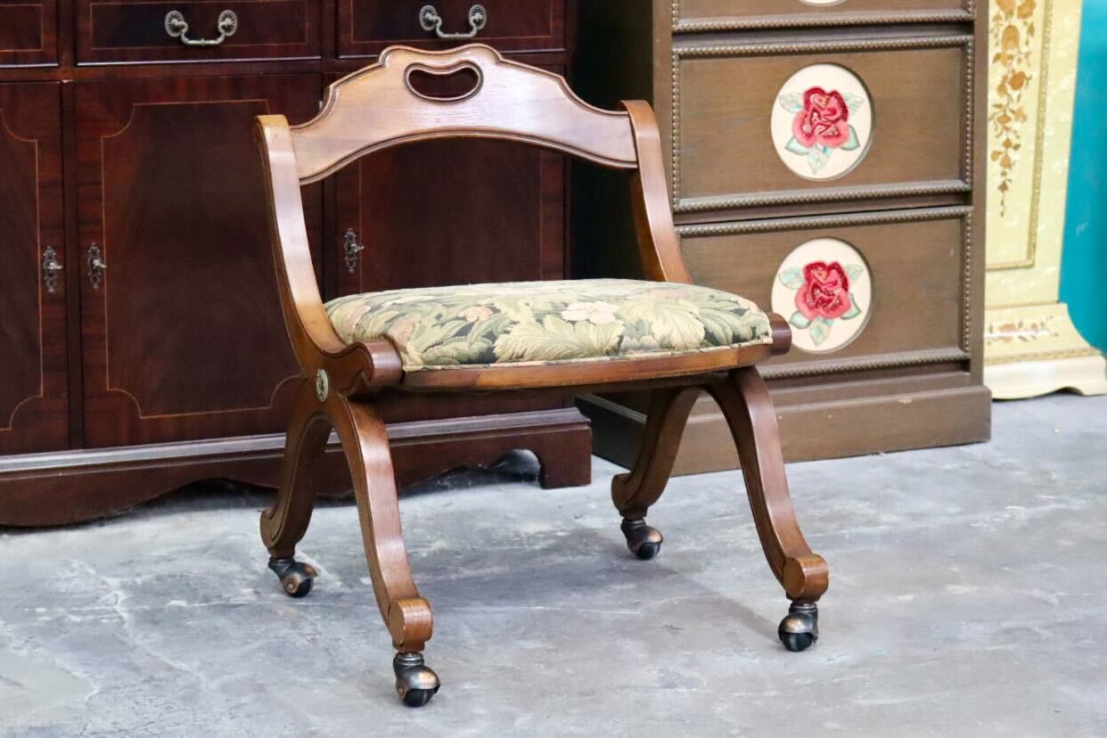 GMIK674E○DREXEL HERITAGE / ドレクセルヘリテイジ エスペラント ダイニングチェア 椅子 キャスター ヴィンテージ クラシック 定価約21万