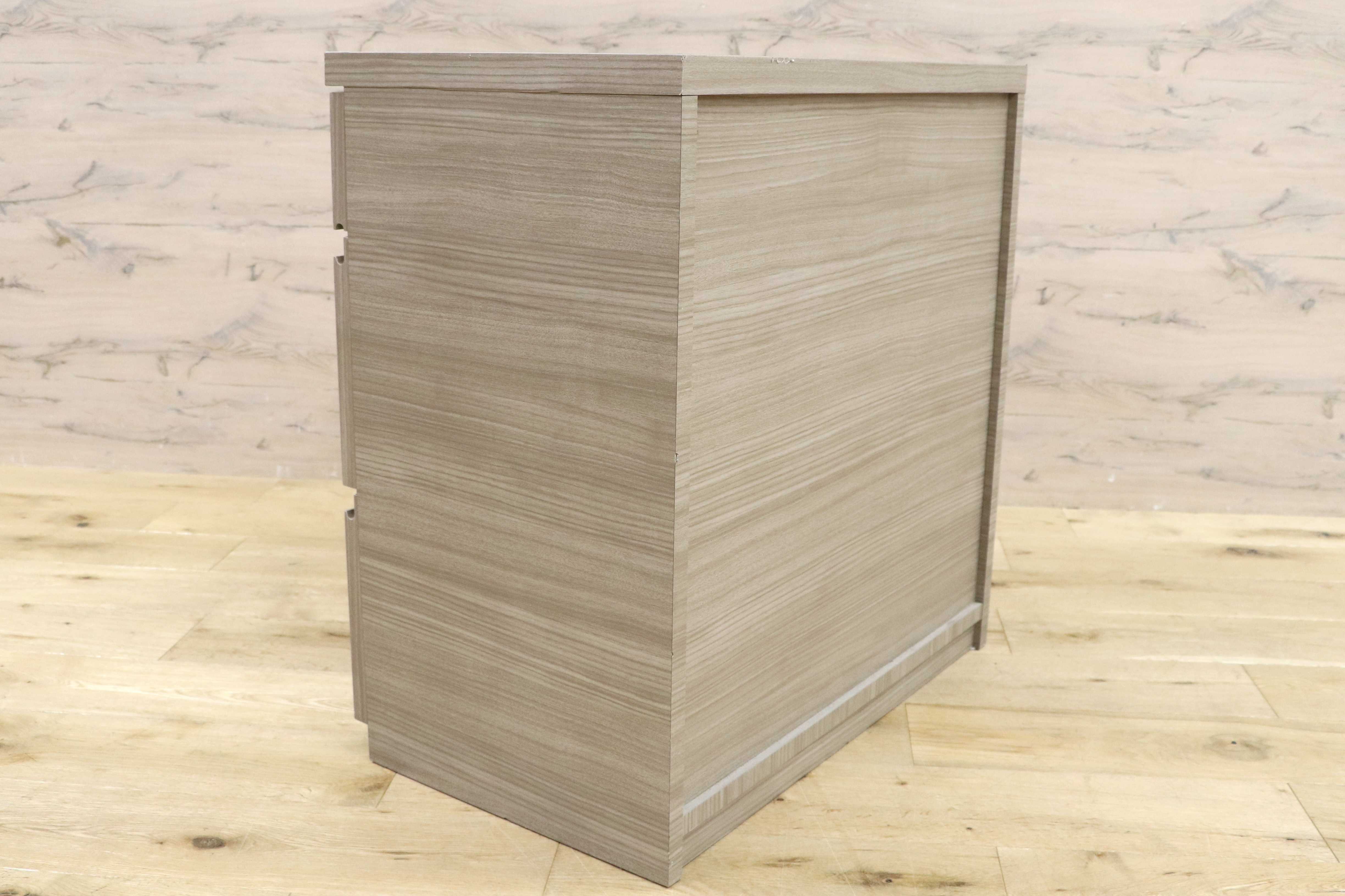 GMIH240○ガラスコレクションケース付き チェスト アクセサリーケース 収納 引き出し 収納タンス ベッドサイドチェスト 展示品