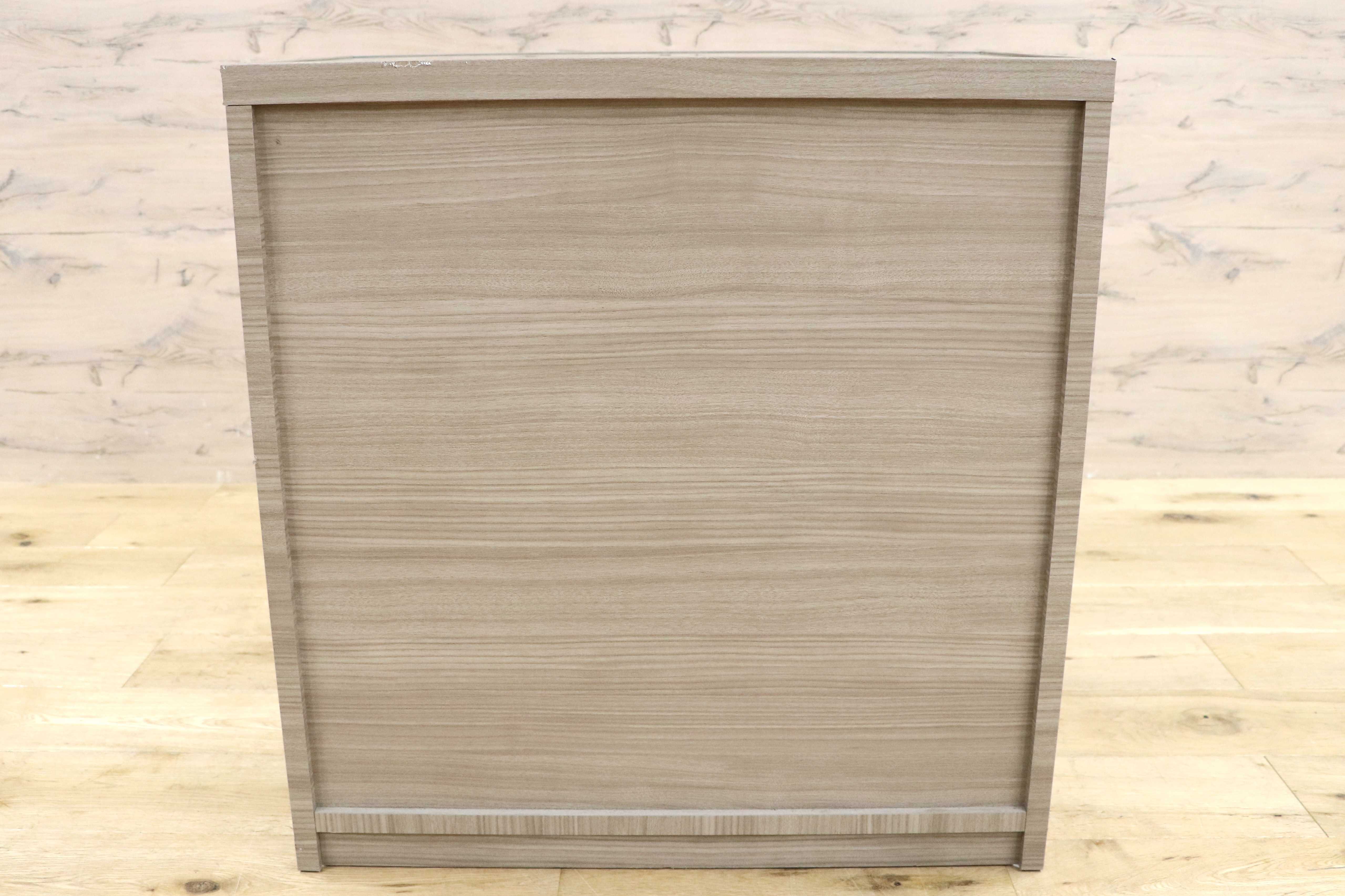 GMIH240○ガラスコレクションケース付き チェスト アクセサリーケース 収納 引き出し 収納タンス ベッドサイドチェスト 展示品