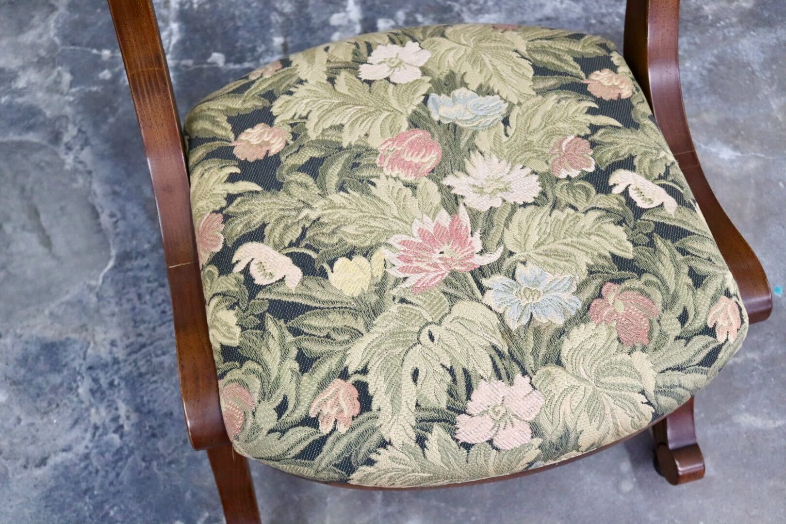 GMIK674E○DREXEL HERITAGE / ドレクセルヘリテイジ エスペラント ダイニングチェア 椅子 キャスター ヴィンテージ クラシック 定価約21万