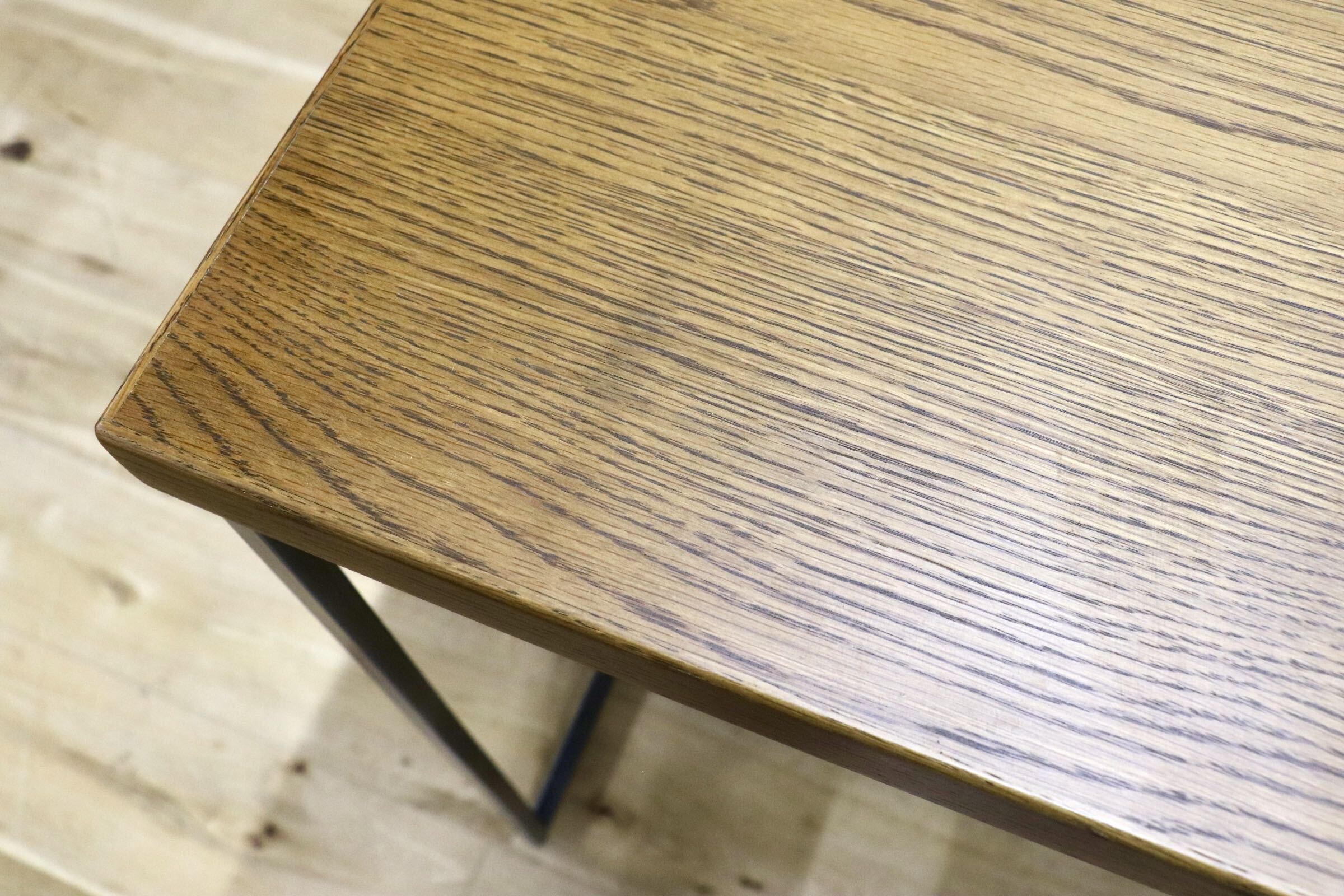 GMJH323A○CRASH GATE / クラッシュゲート DOCK DESK ドックデスク アイアンレッグデスク 関家具 モダン オーク材 展示品 定価約7.4万円