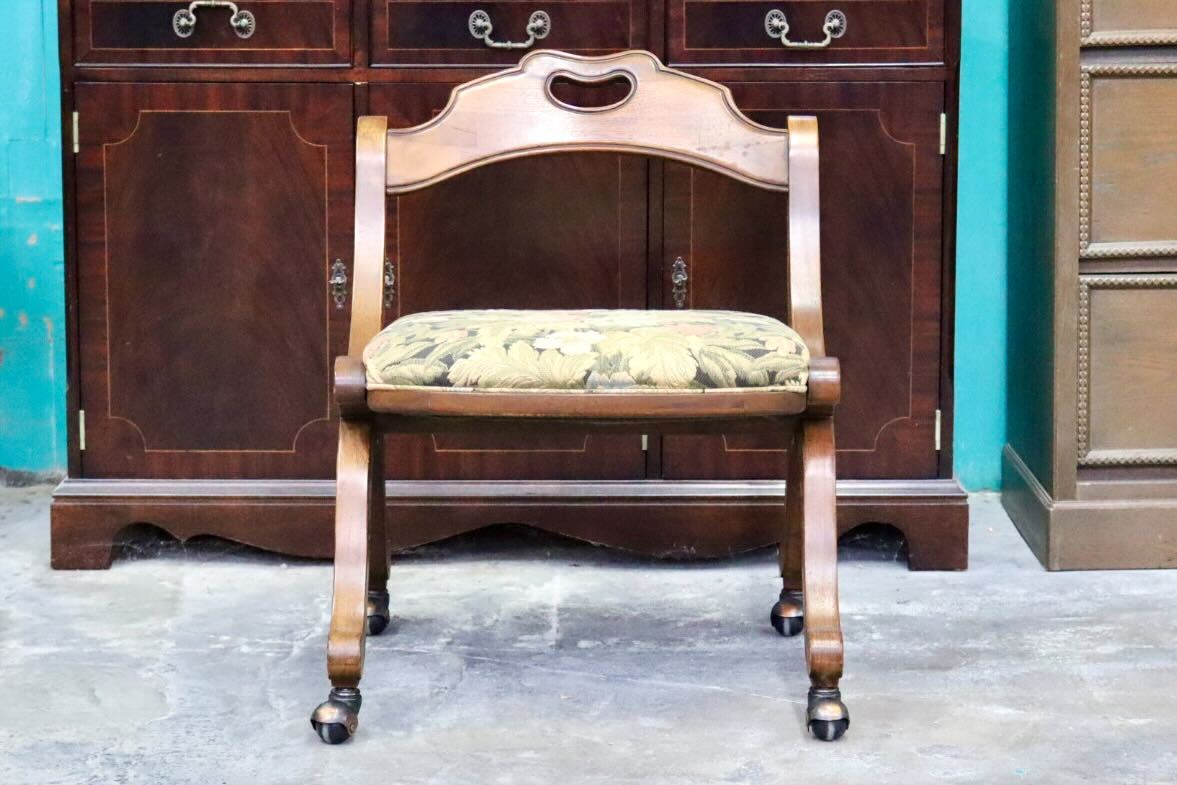 GMIK674F○DREXEL HERITAGE / ドレクセルヘリテイジ エスペラント ダイニングチェア 椅子 キャスター ヴィンテージ クラシック 定価約21万