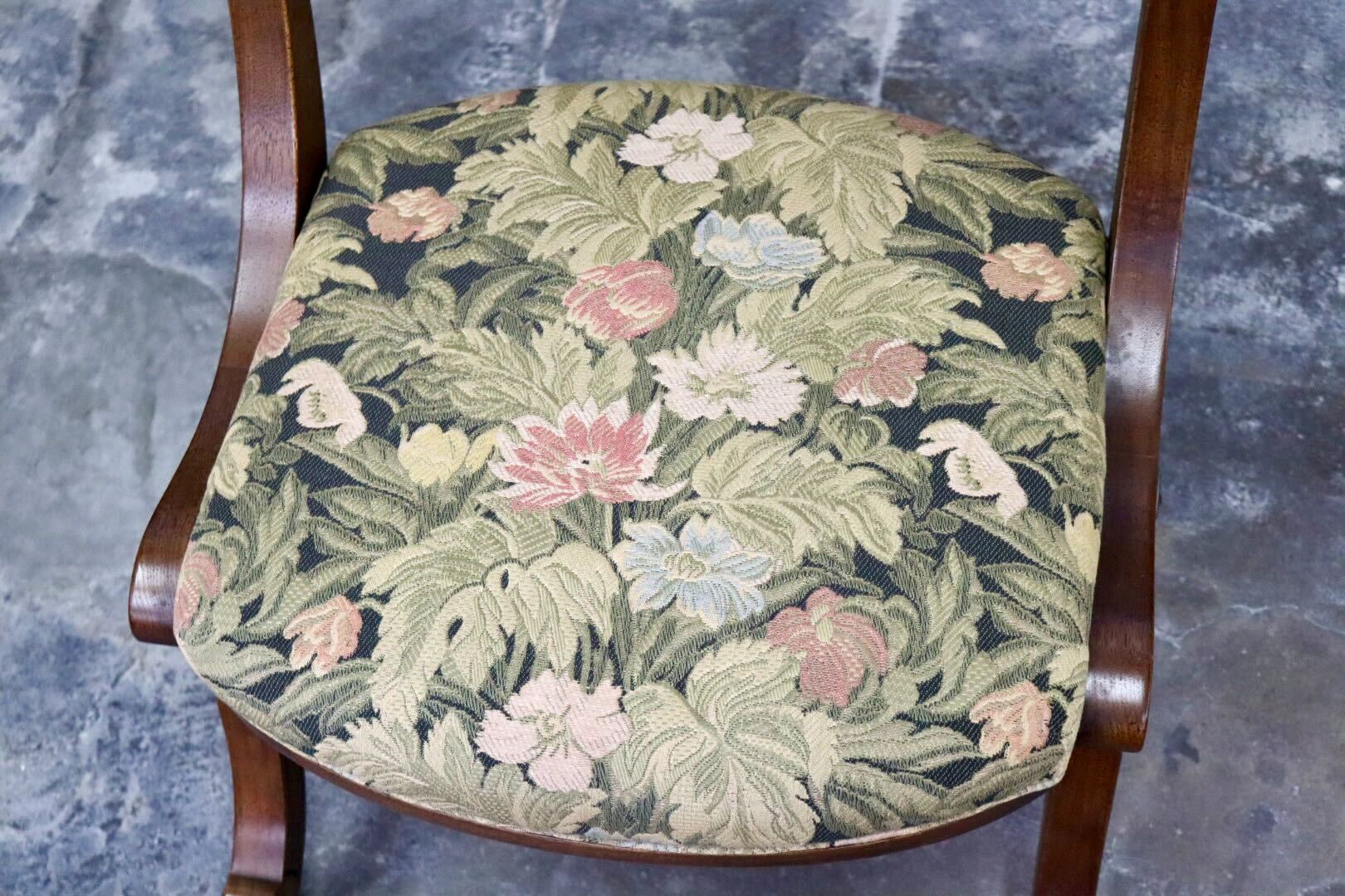 GMIK674F○DREXEL HERITAGE / ドレクセルヘリテイジ エスペラント ダイニングチェア 椅子 キャスター ヴィンテージ クラシック 定価約21万