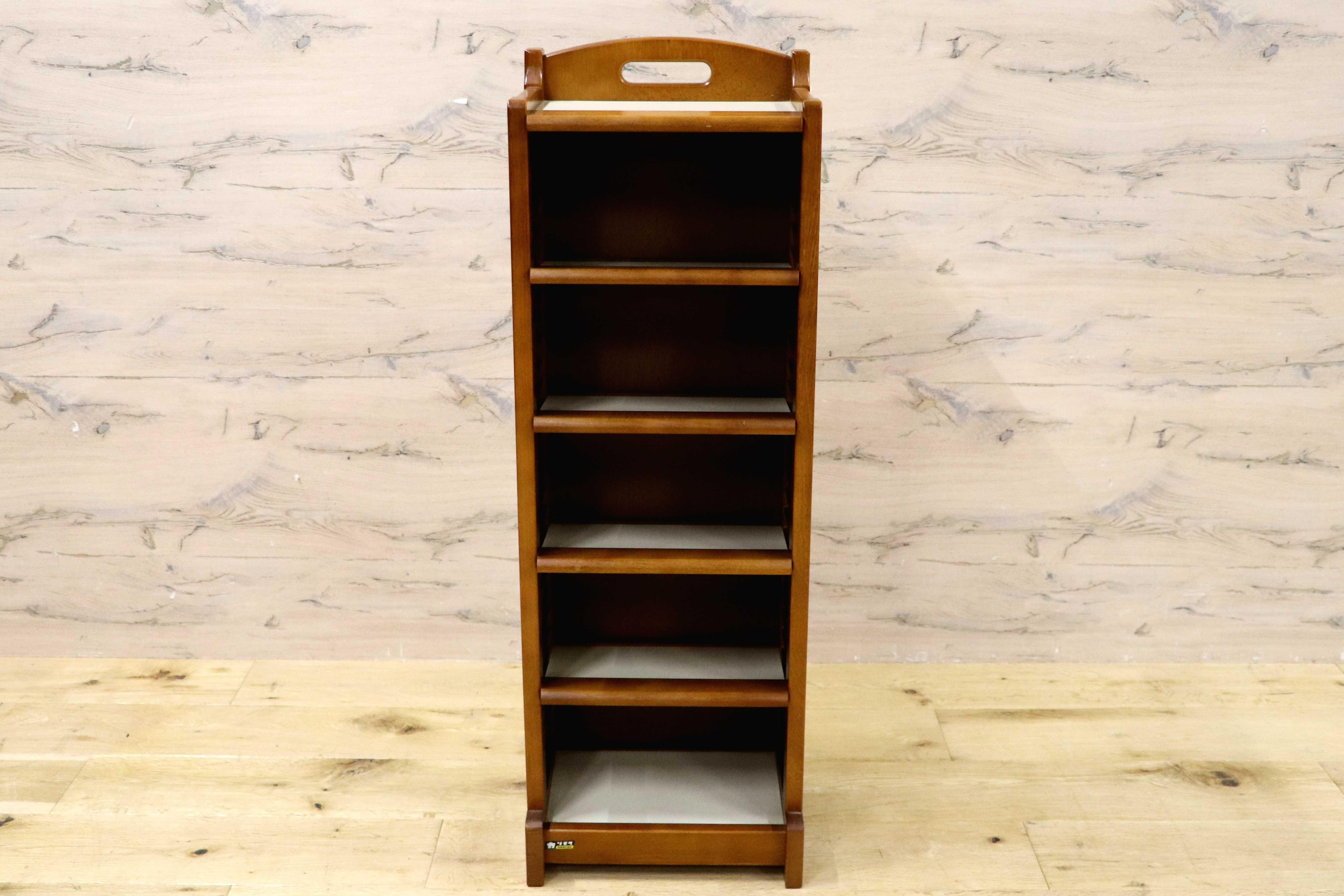 GMIH277A○Karimoku / カリモク オールドカリモク 下駄箱 シューズラック スリッパラック シェルフ ヴィンテージ 棚 ラック 木製 玄関