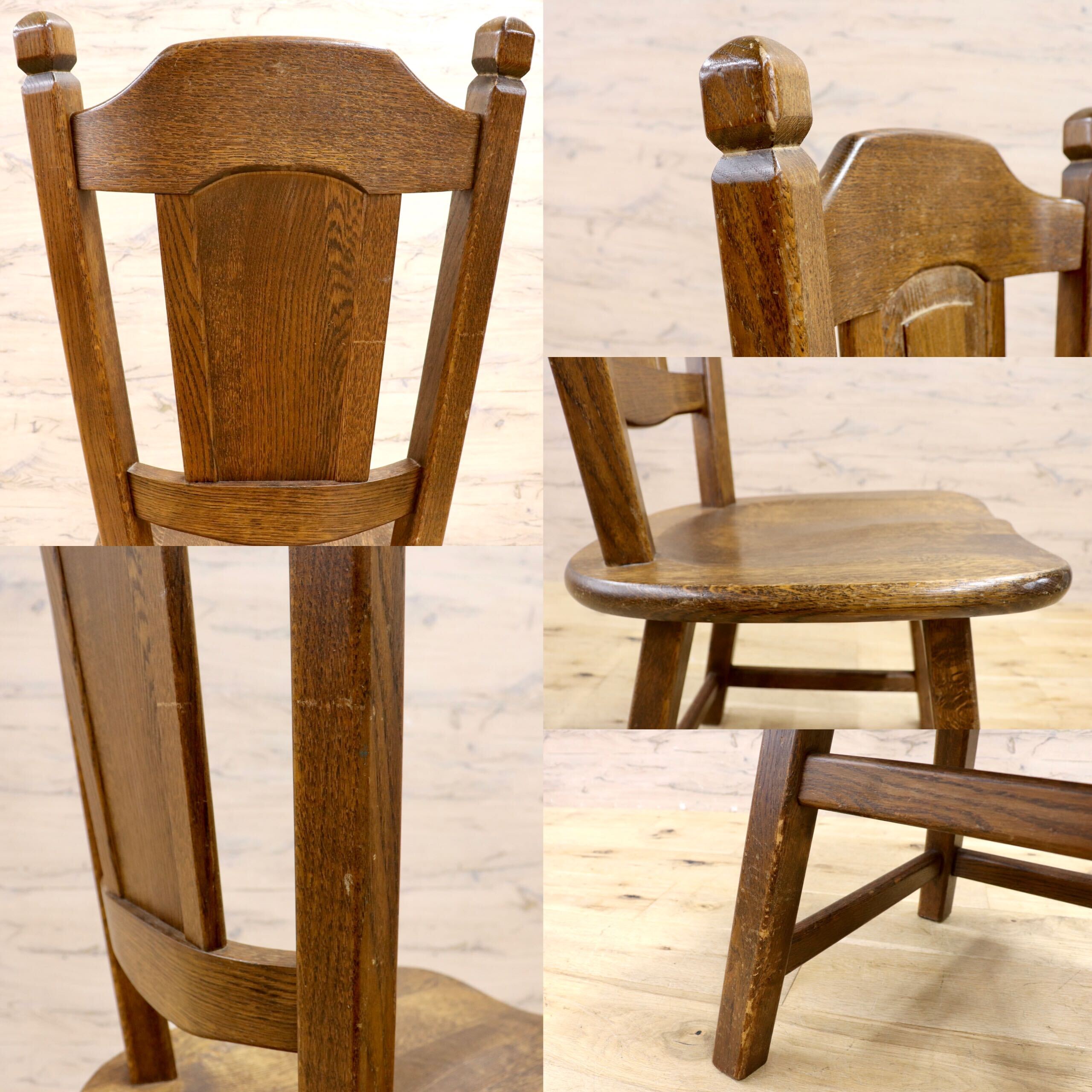 GMIS127○オランダ製 ダッチカントリー ダイニングチェア アームレスチェ GMIS127○オランダ製 ダッチカントリー ダイニングチェア アームレス