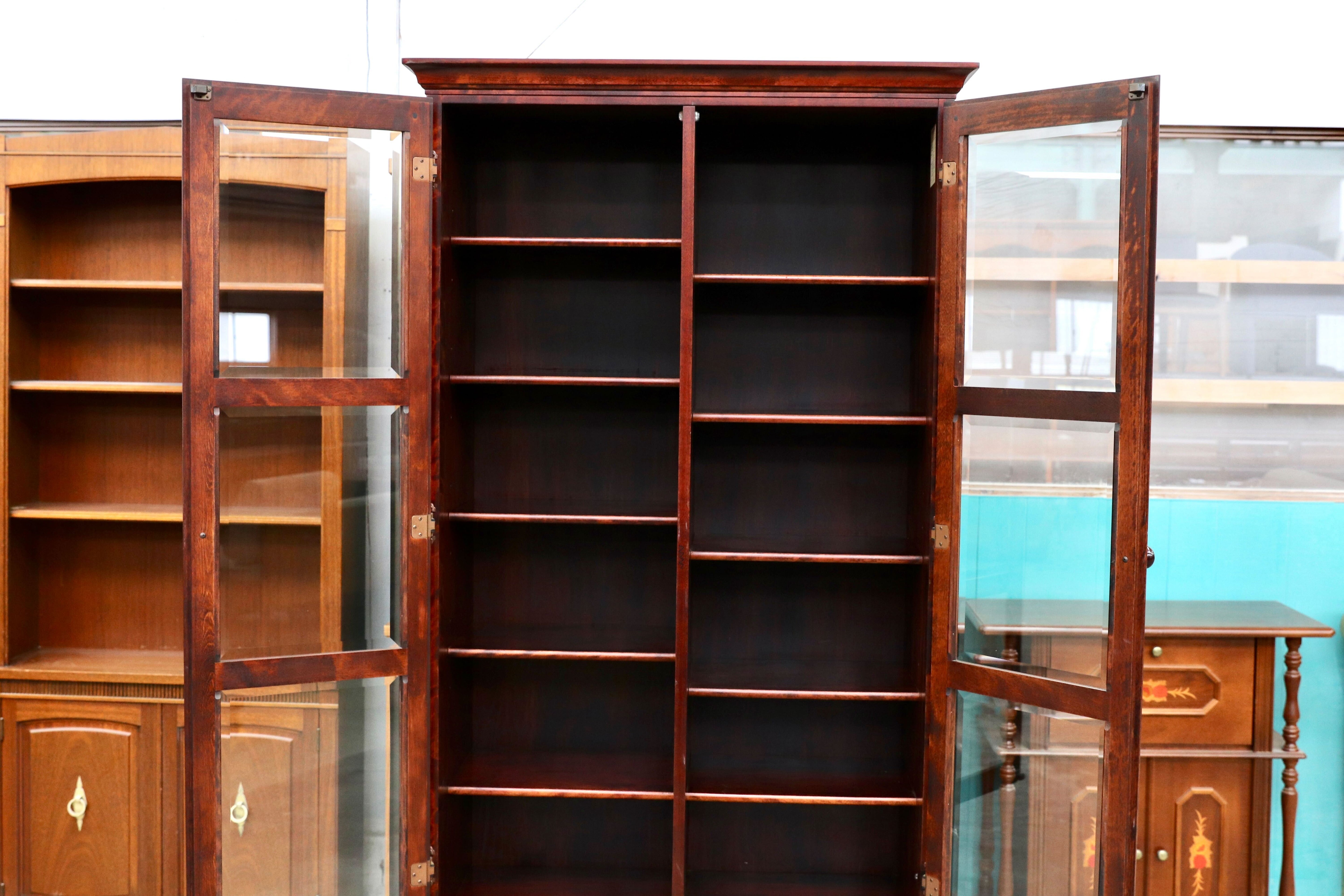 GMHS537○民芸家具 本棚 書棚 本箱 ブックケース キャビネット 飾り棚 和家具 和モダン アンティーク レトロ