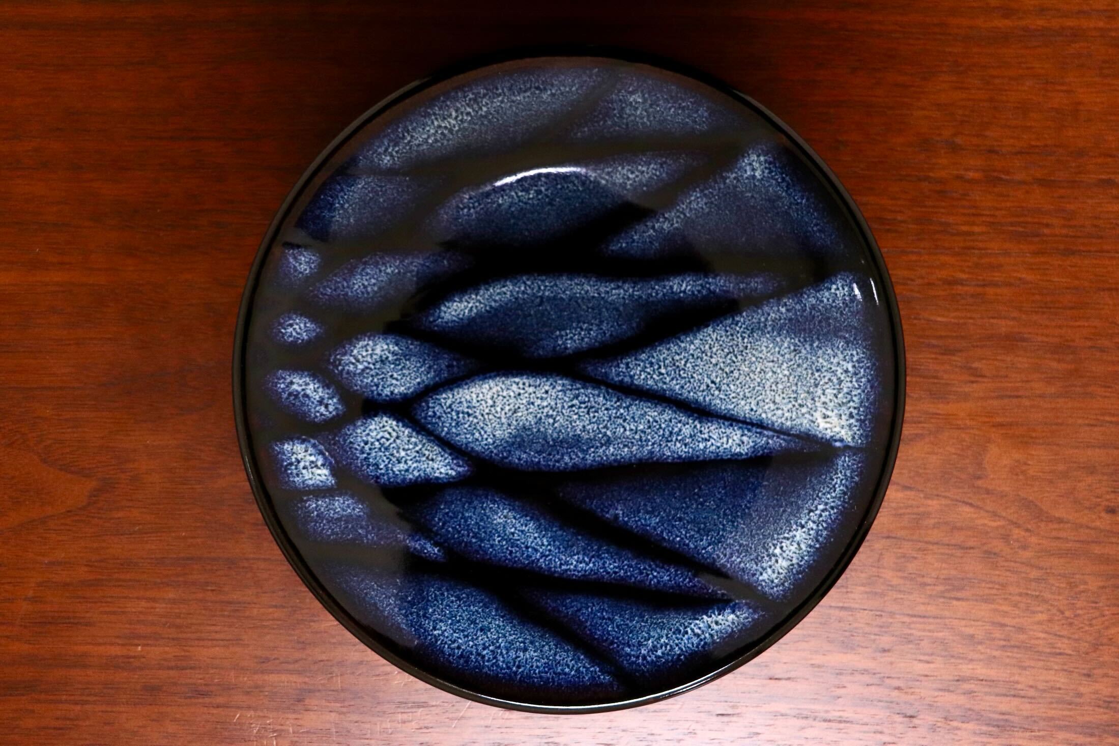 GMIO328B○陶勝窯 丹波焼 網目皿6寸 市野勝 市野勝磯 陶器 工芸品 丹波篠山 未使用