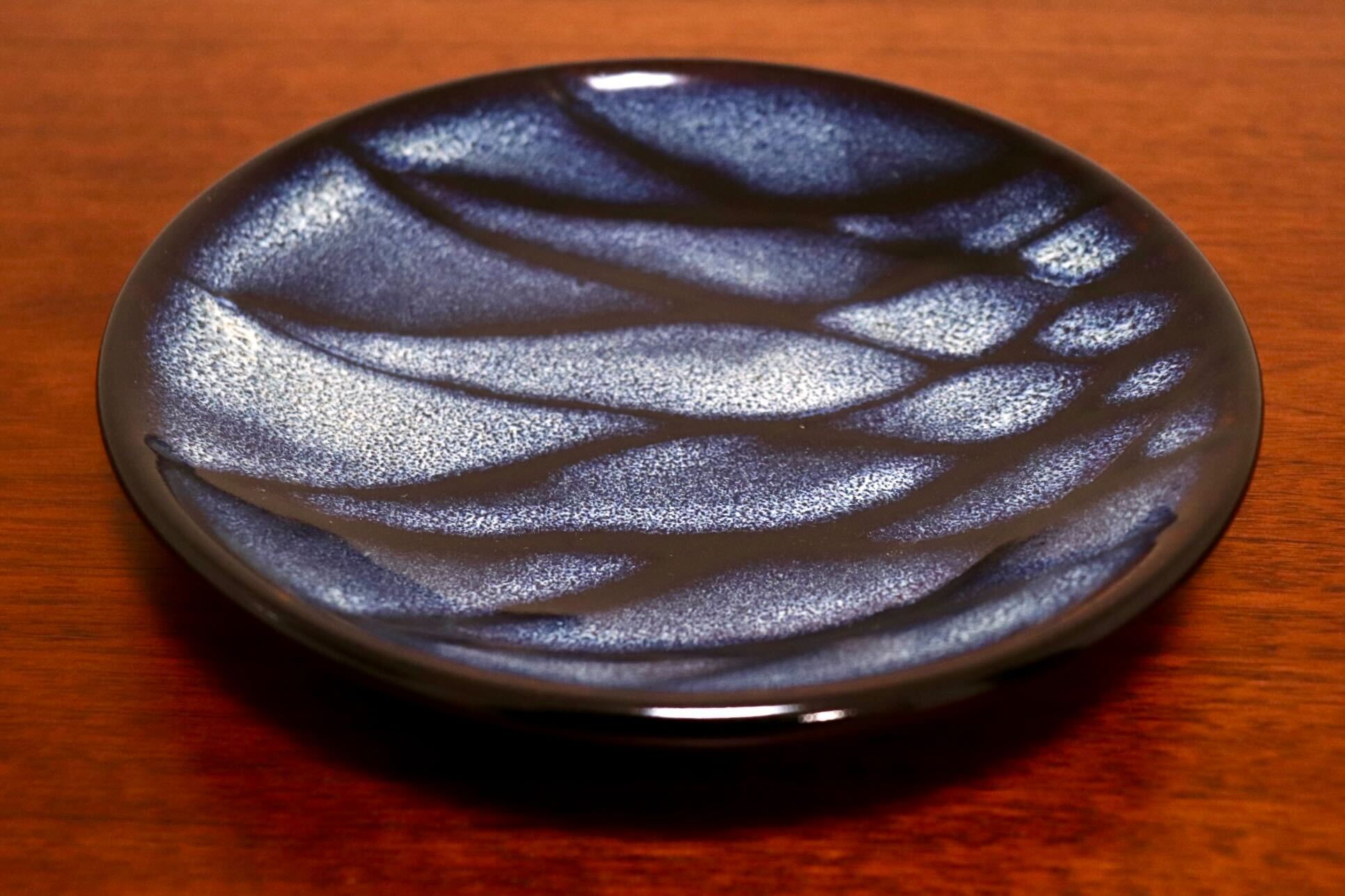 GMIO328B○陶勝窯 丹波焼 網目皿6寸 市野勝 市野勝磯 陶器 工芸品 丹波篠山 未使用