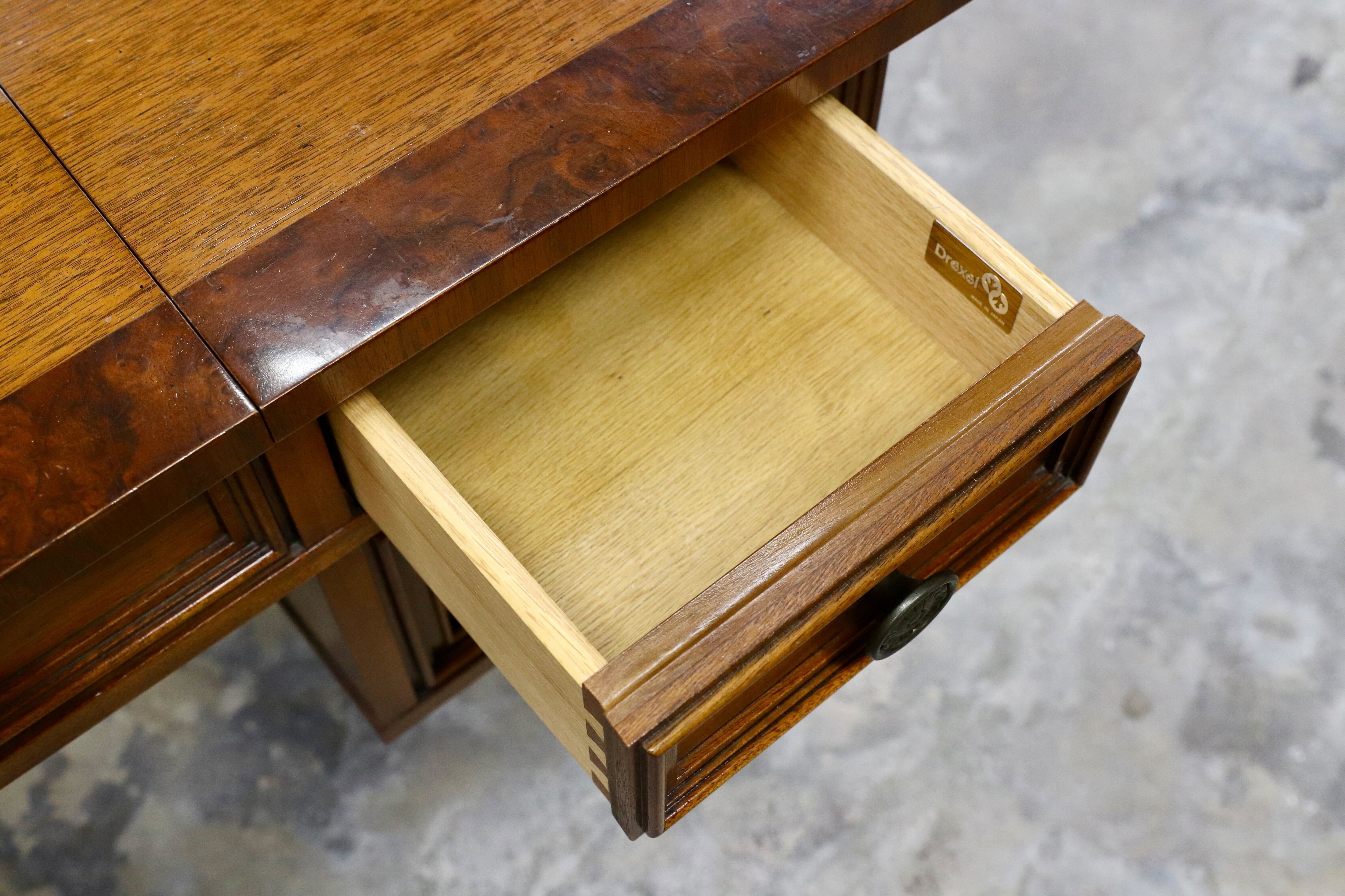 GMIK501D○DREXEL HERITAGE / ドレクセルヘリテイジ フランチェスカ デスク ドレッサー 鏡台 化粧台 卓 クラシック 約75万 稀少