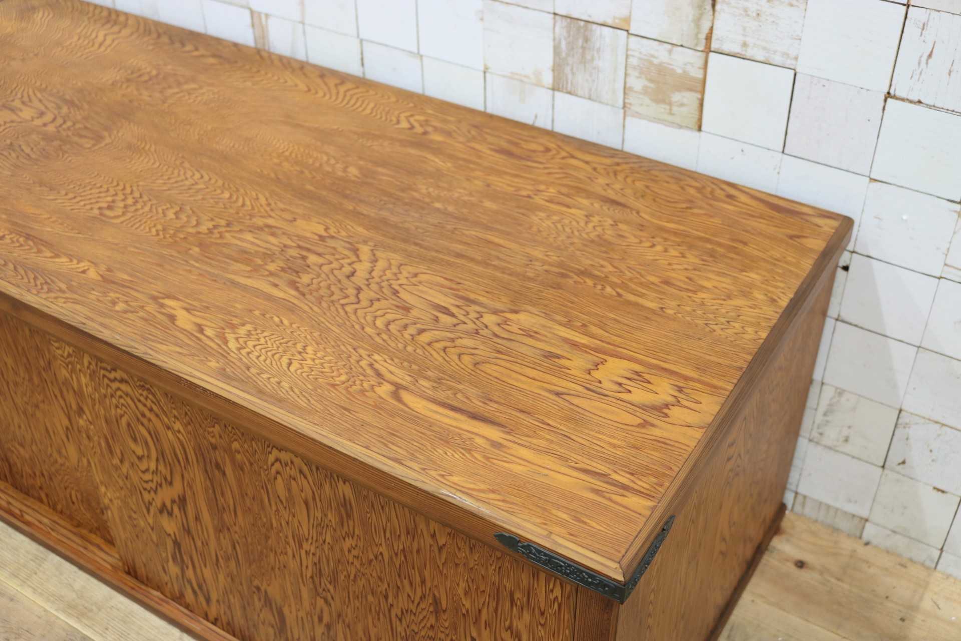 GMHS292○世界遺産屋久杉 サイドボード チェスト 飾り台 ローボード 和家具 和モダン 古民家 和室 レトロ 収納家具