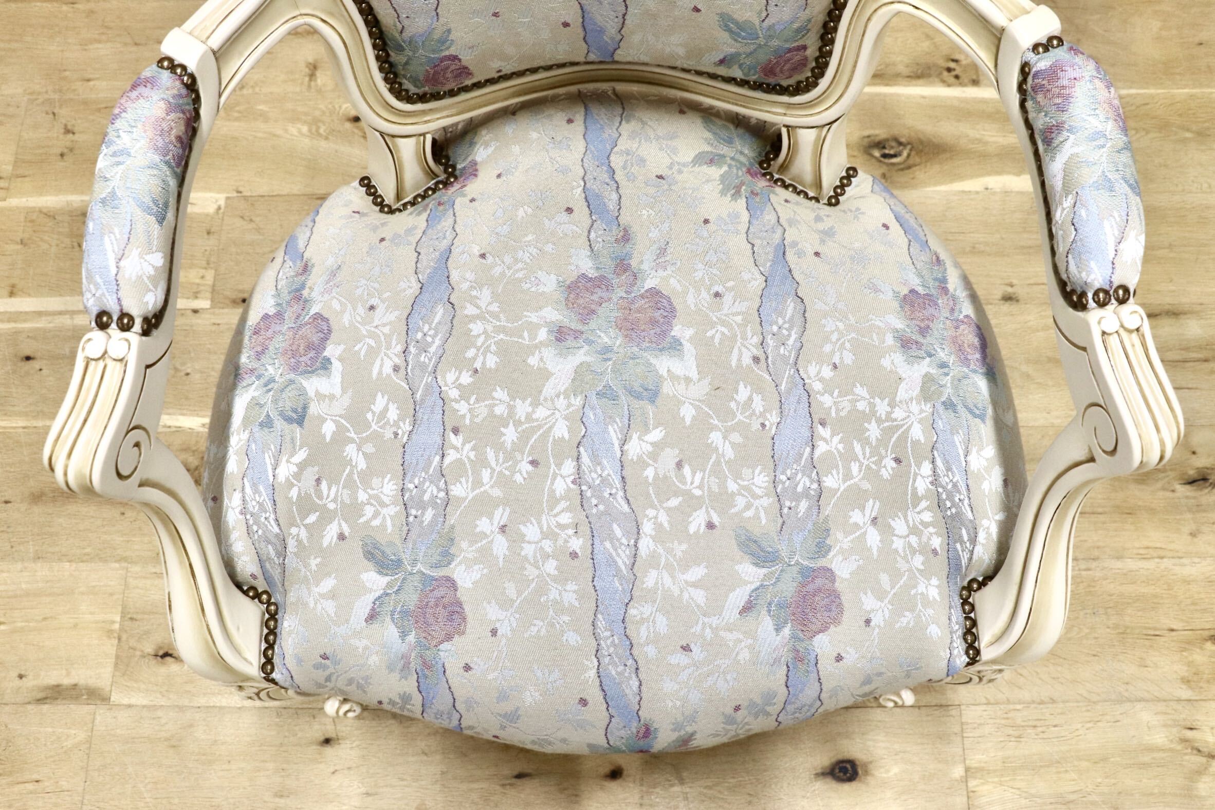 GMJS259B○domani / ドマーニ Louis XV ルイ15世 アームチェア ダイニングチェア 西洋 アンティーク カリモク最高峰 定価約25万円