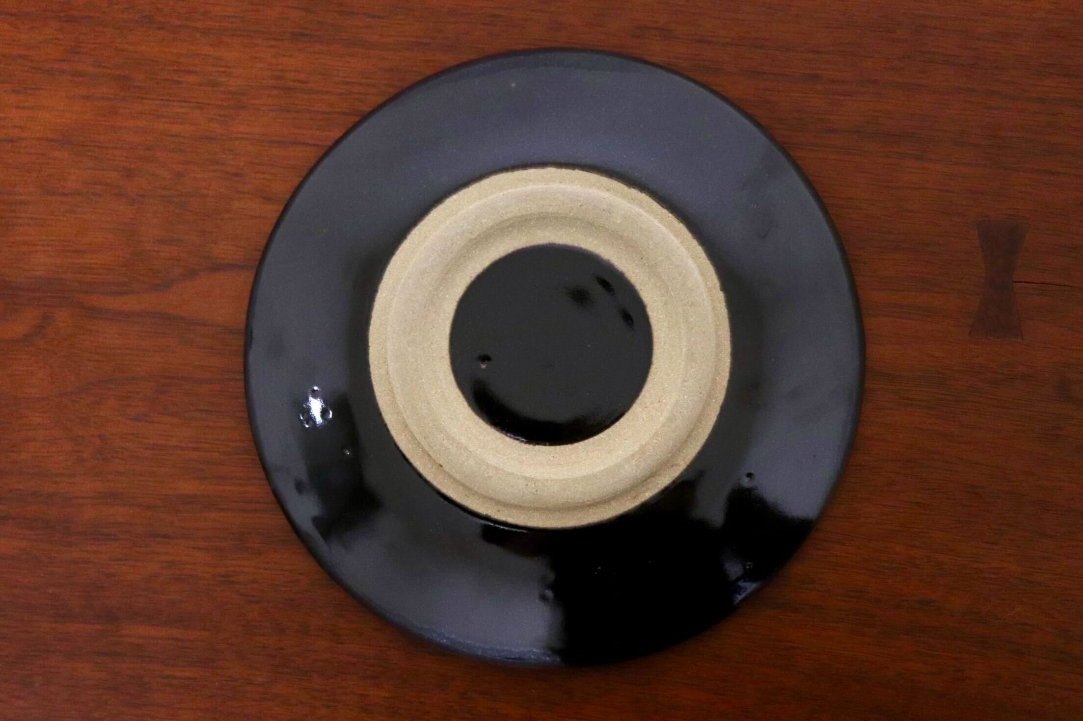 GMIO328C○陶勝窯 丹波焼 網目皿6寸 市野勝 市野勝磯 陶器 工芸品 丹波篠山 未使用