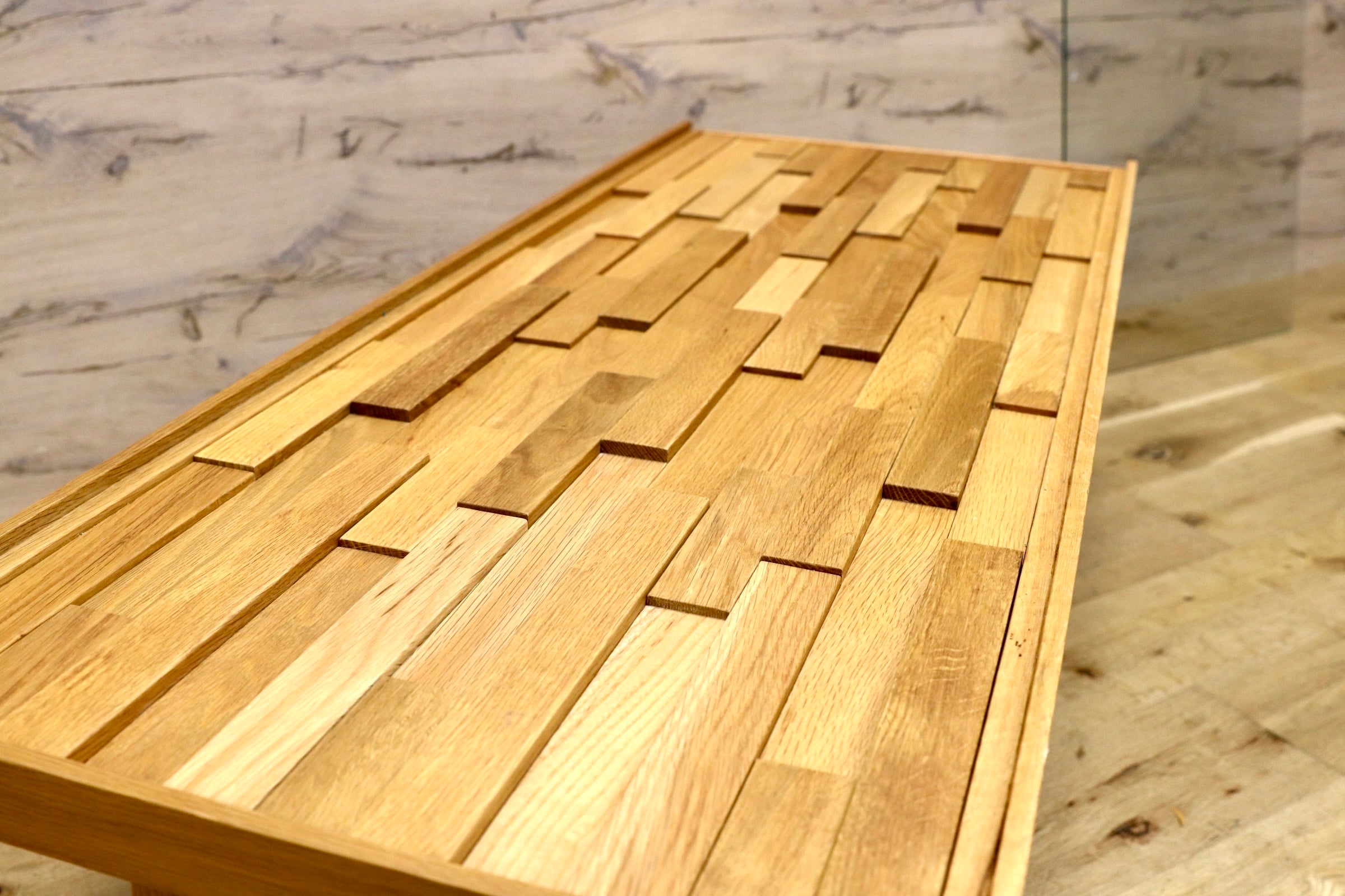 GMJH275B○SHIGIYAMA / シギヤマ家具工業 TORTE トルテ センターテーブル リビングテーブル オーク材 国産家具 定価約6.2万円 展示品