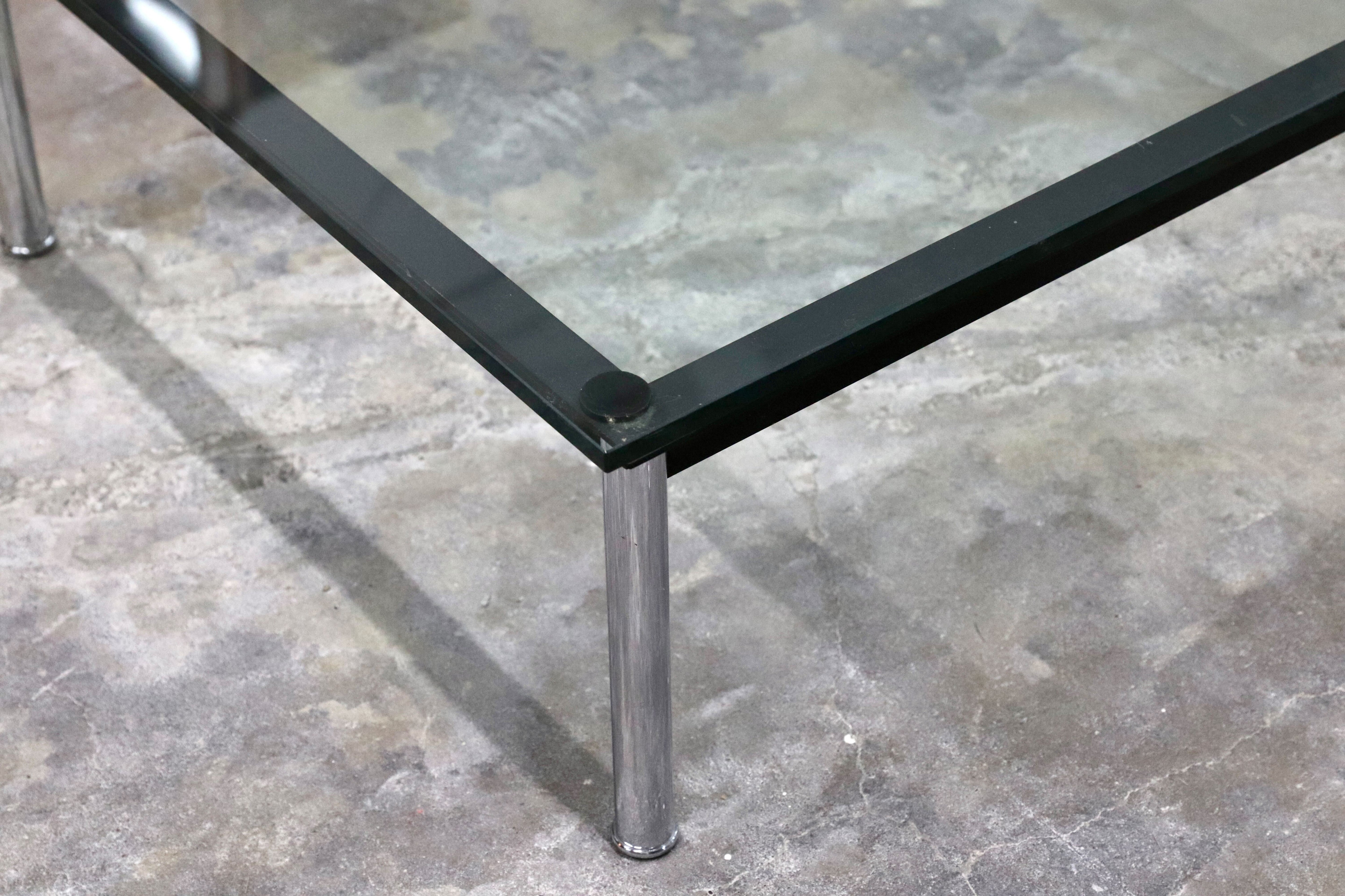 GMIK511○Cassina / カッシーナ LC10 ル・コルビュジエ ローテーブル センターテーブル リビングテーブル イタリアモダン 定価約67万