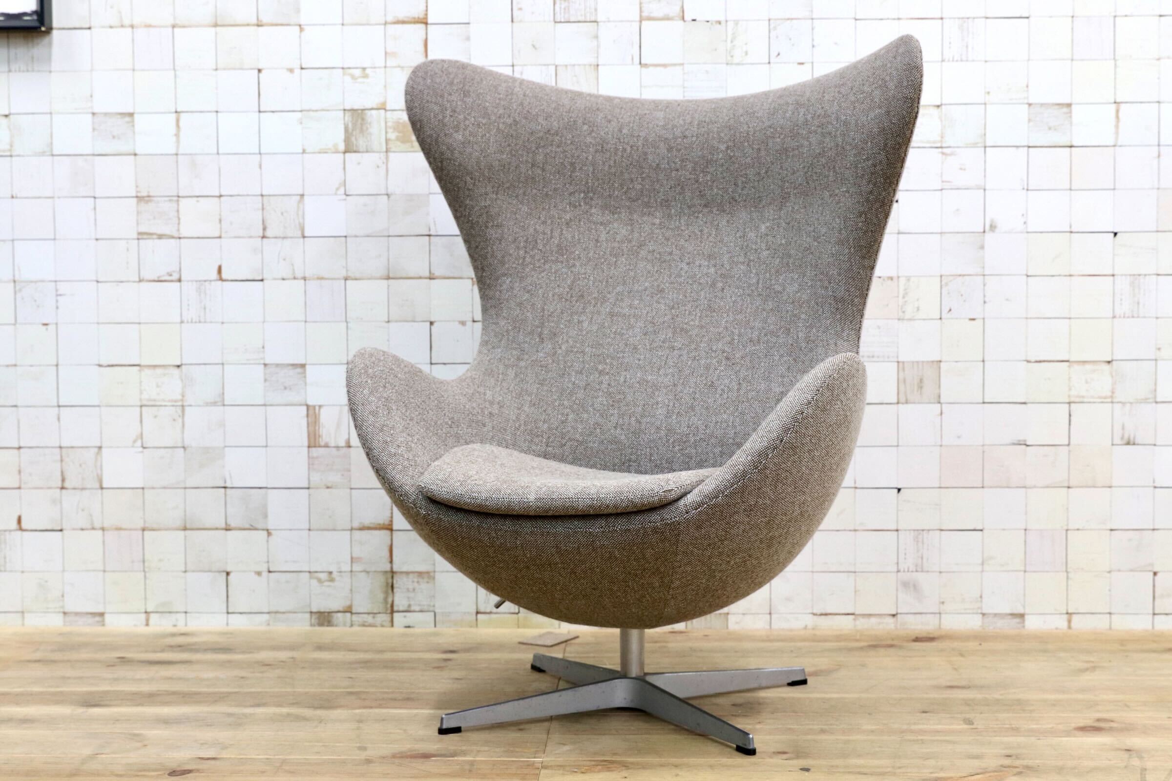 GMIO564○FRITZ HANSEN / フリッツハンセン エッグチェア アルネ・ヤコブセン ファブリック 北欧家具 名作椅子 ラウンジチェア