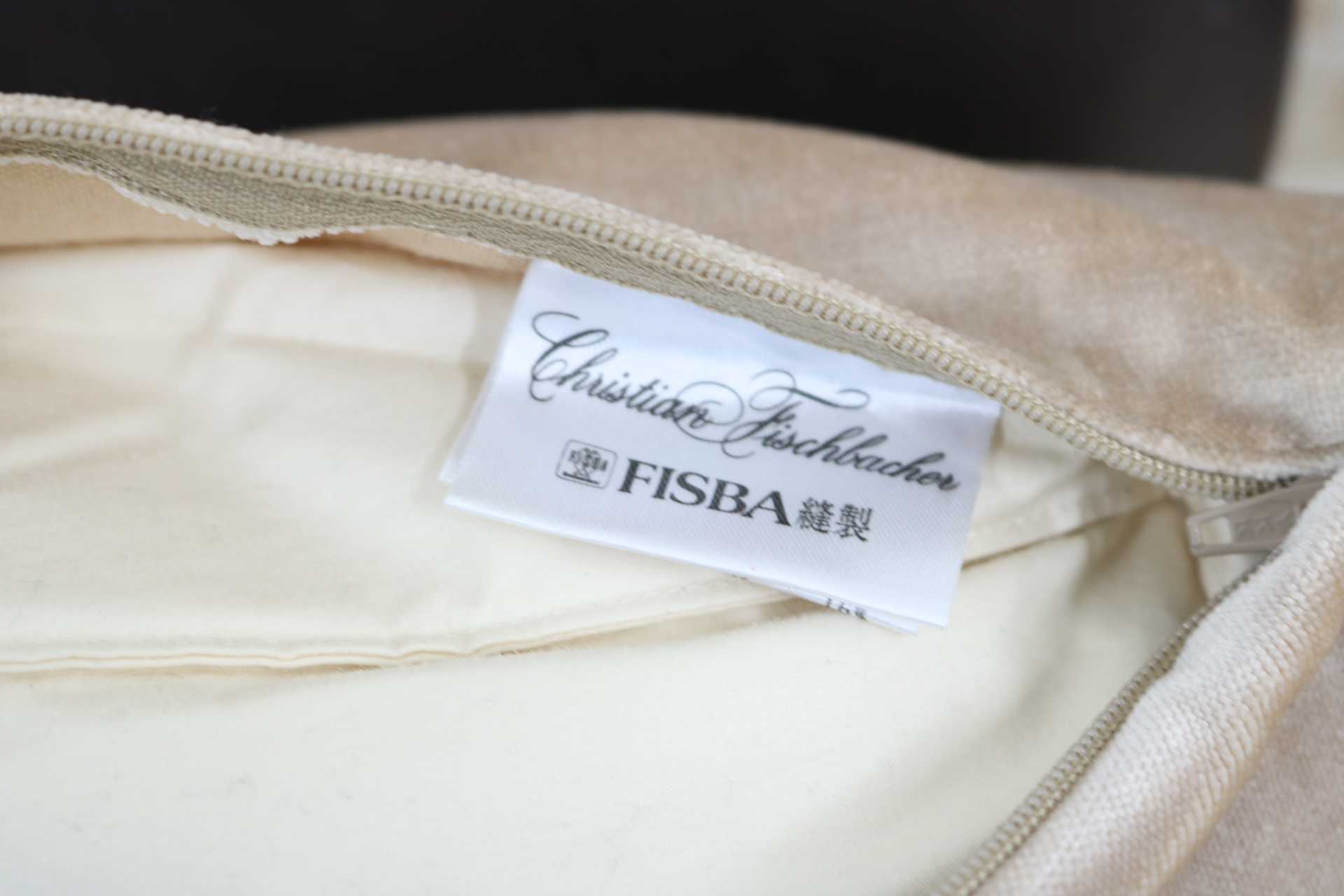 GMHS364A◯Christian Fischbacher / クリスチャンフィッシュバッハ FISBA フィスバ クッション ファブリック 最高級 展示品