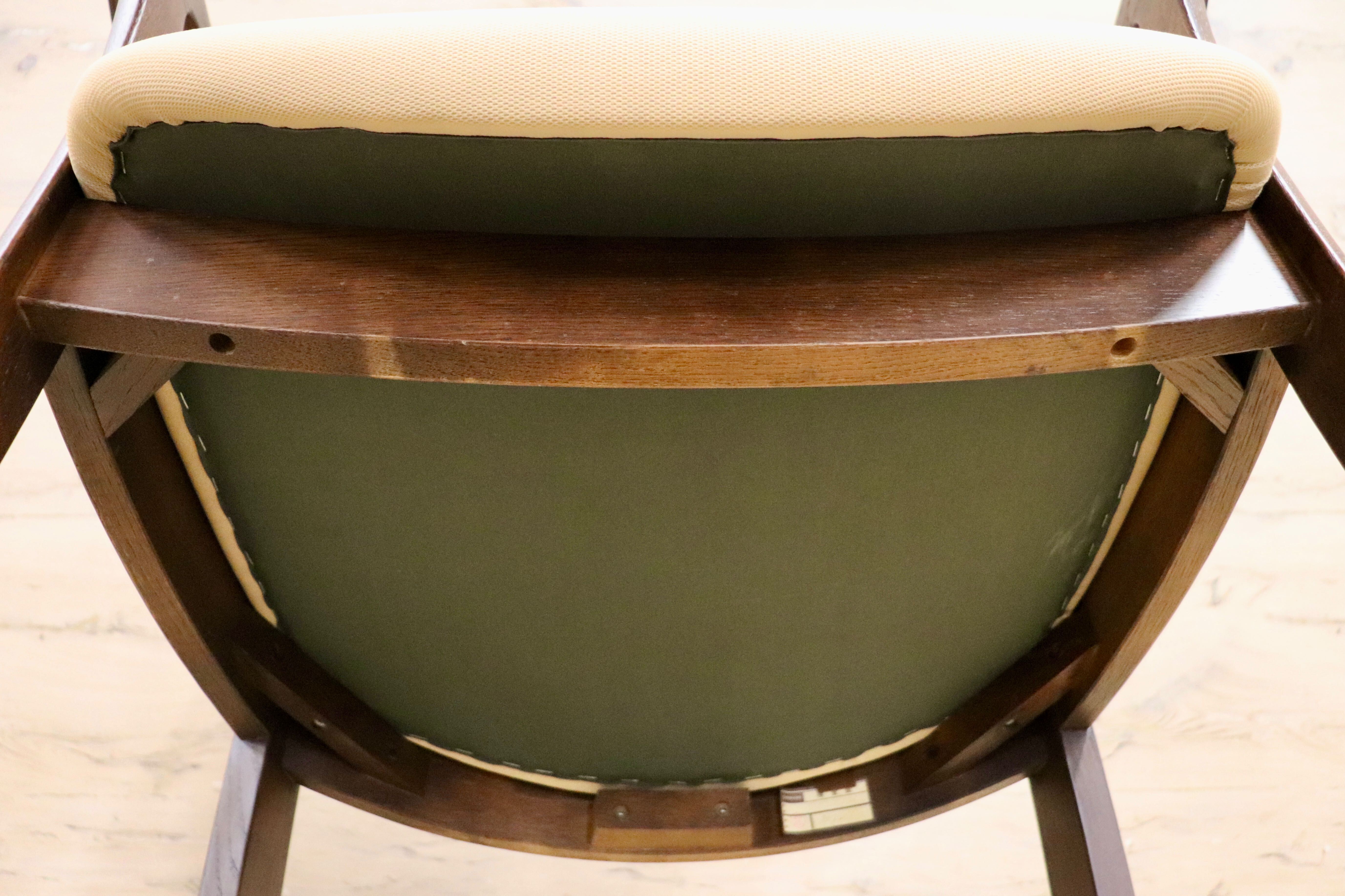 GMHS463E○シラカワ / shirakawa ダイニングチェア アームチェア 椅子 ファブリック 飛騨の家具 レトロ モダン