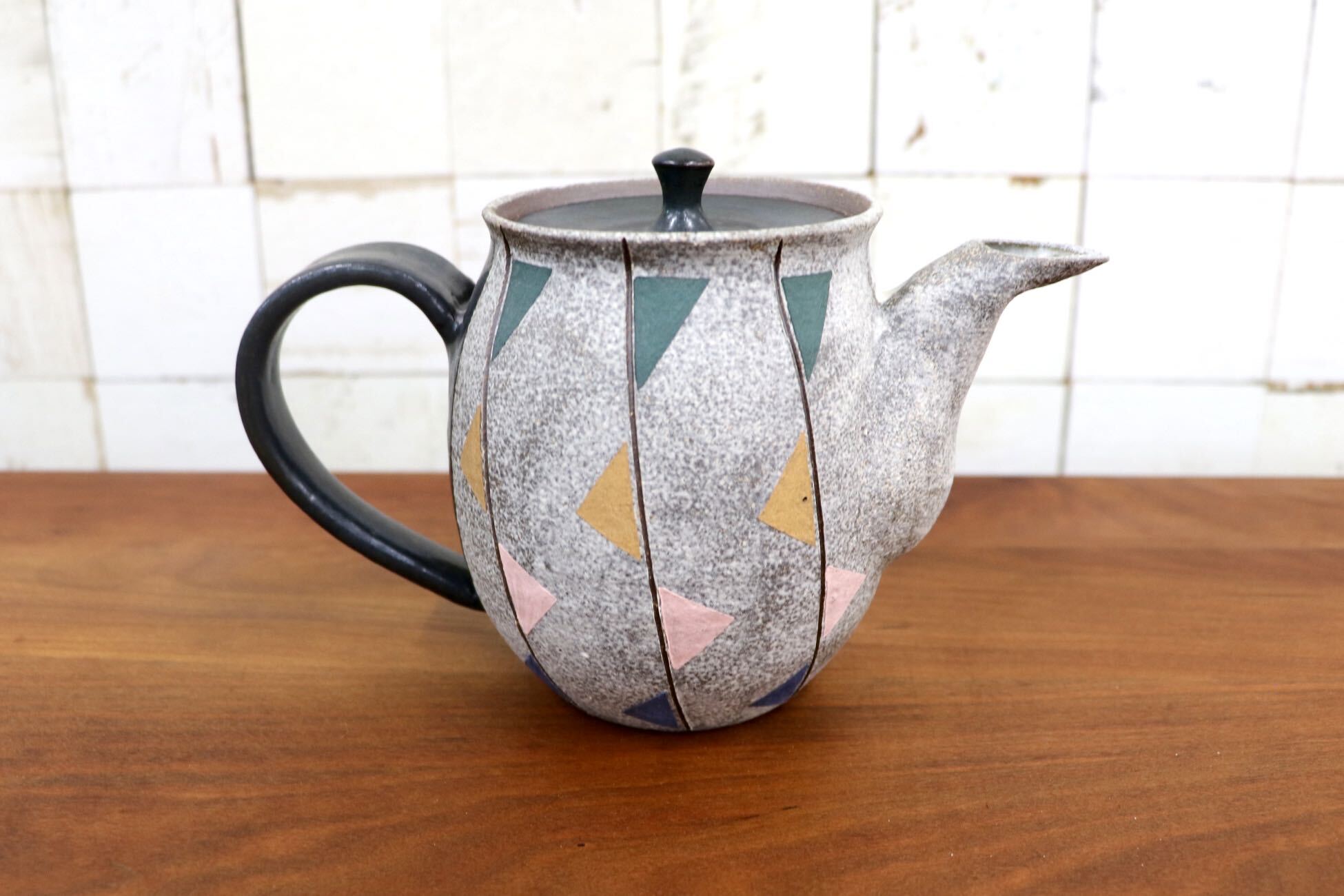 GMJO92〇市野悟窯 市野哲次 丹波焼 ティーポット 陶器 現代陶芸 丹波篠山 作家物