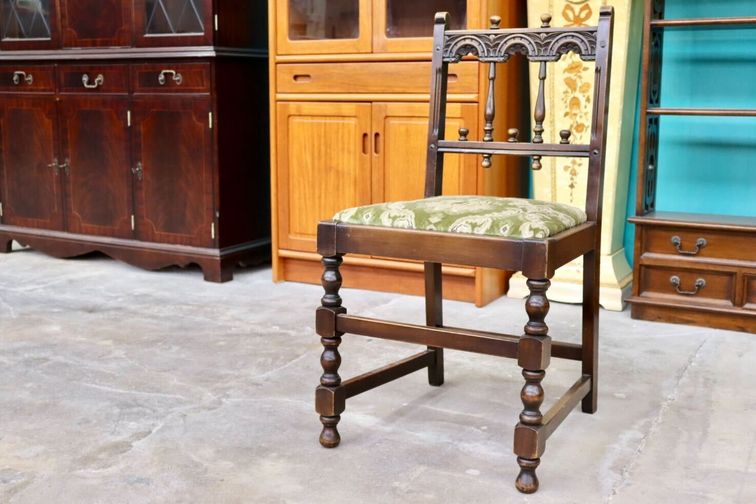 GMIK405C○ERCOL / アーコール Old Colonial ヨークシャー ダイニングチェア イギリス ヴィンテージ クラシック 西洋 アンティーク 稀少