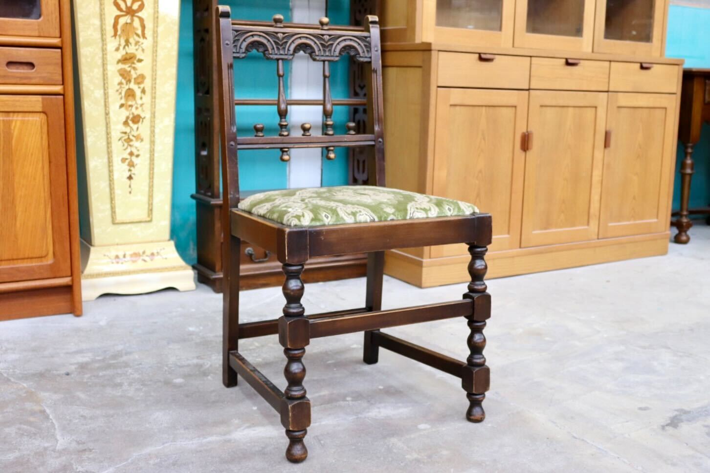 GMIK405C○ERCOL / アーコール Old Colonial ヨークシャー ダイニングチェア イギリス ヴィンテージ クラシック 西洋 アンティーク 稀少