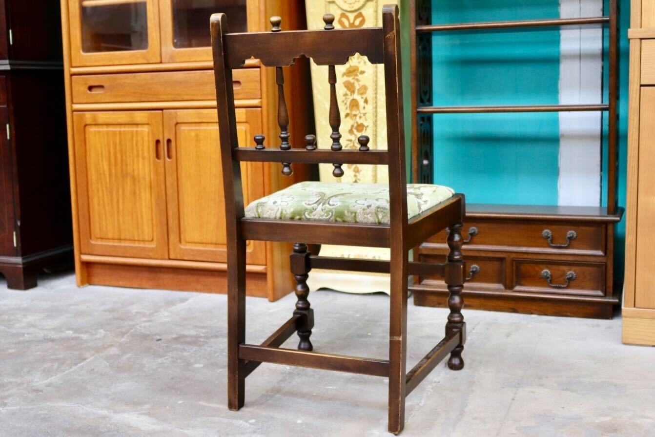 GMIK405C○ERCOL / アーコール Old Colonial ヨークシャー ダイニングチェア イギリス ヴィンテージ クラシック 西洋 アンティーク 稀少