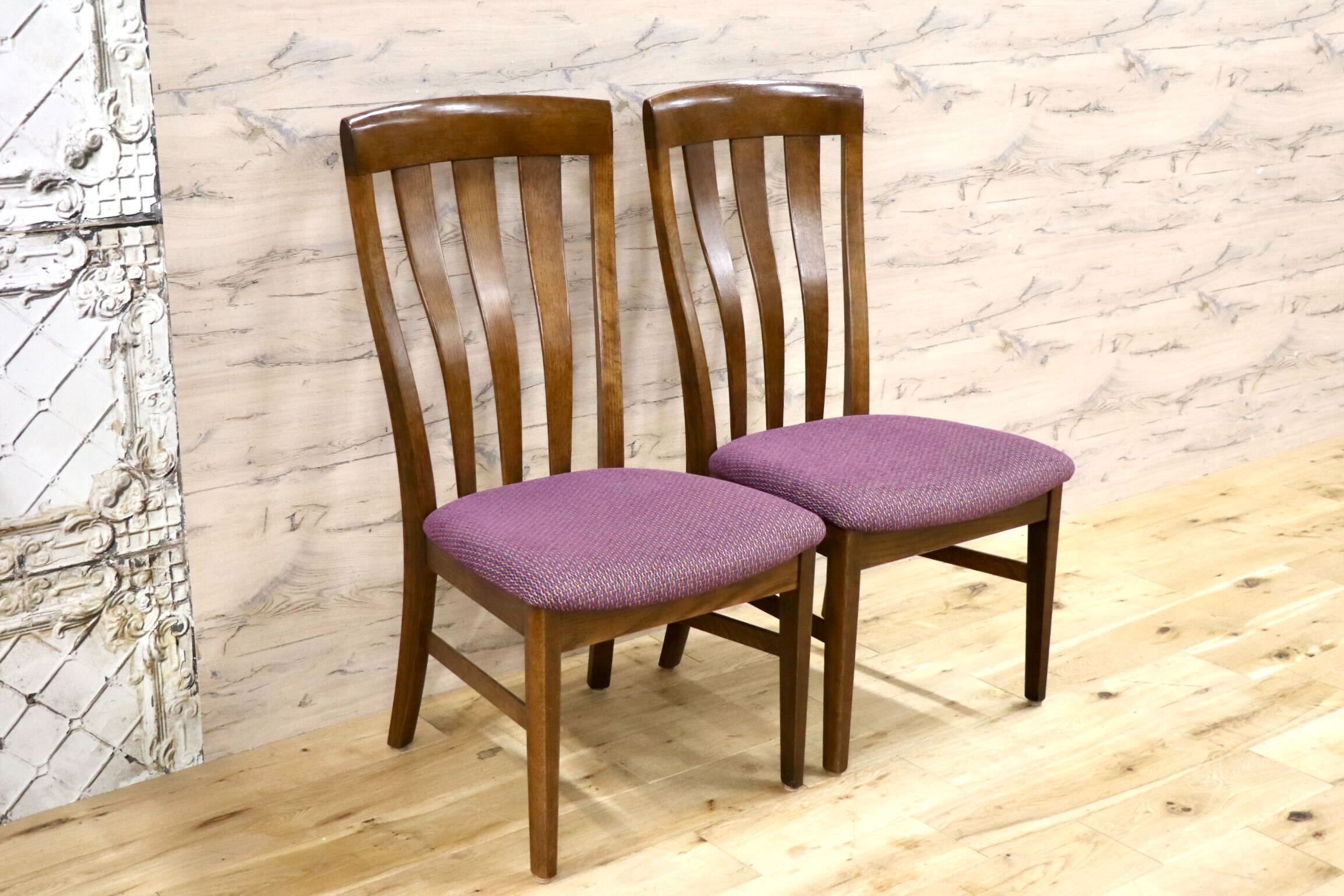 カリモク家具 ダイニングチェア 2脚セット カリモク家具 アンティーク