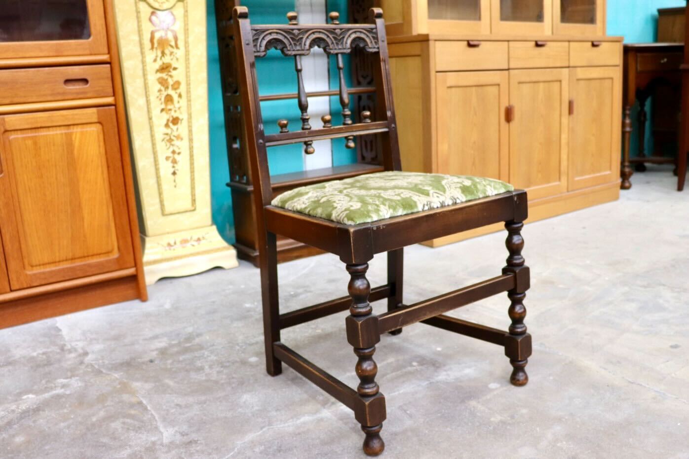 GMIK405D○ERCOL / アーコール Old Colonial ヨークシャー ダイニングチェア イギリス ヴィンテージ クラシック 西洋 アンティーク 稀少