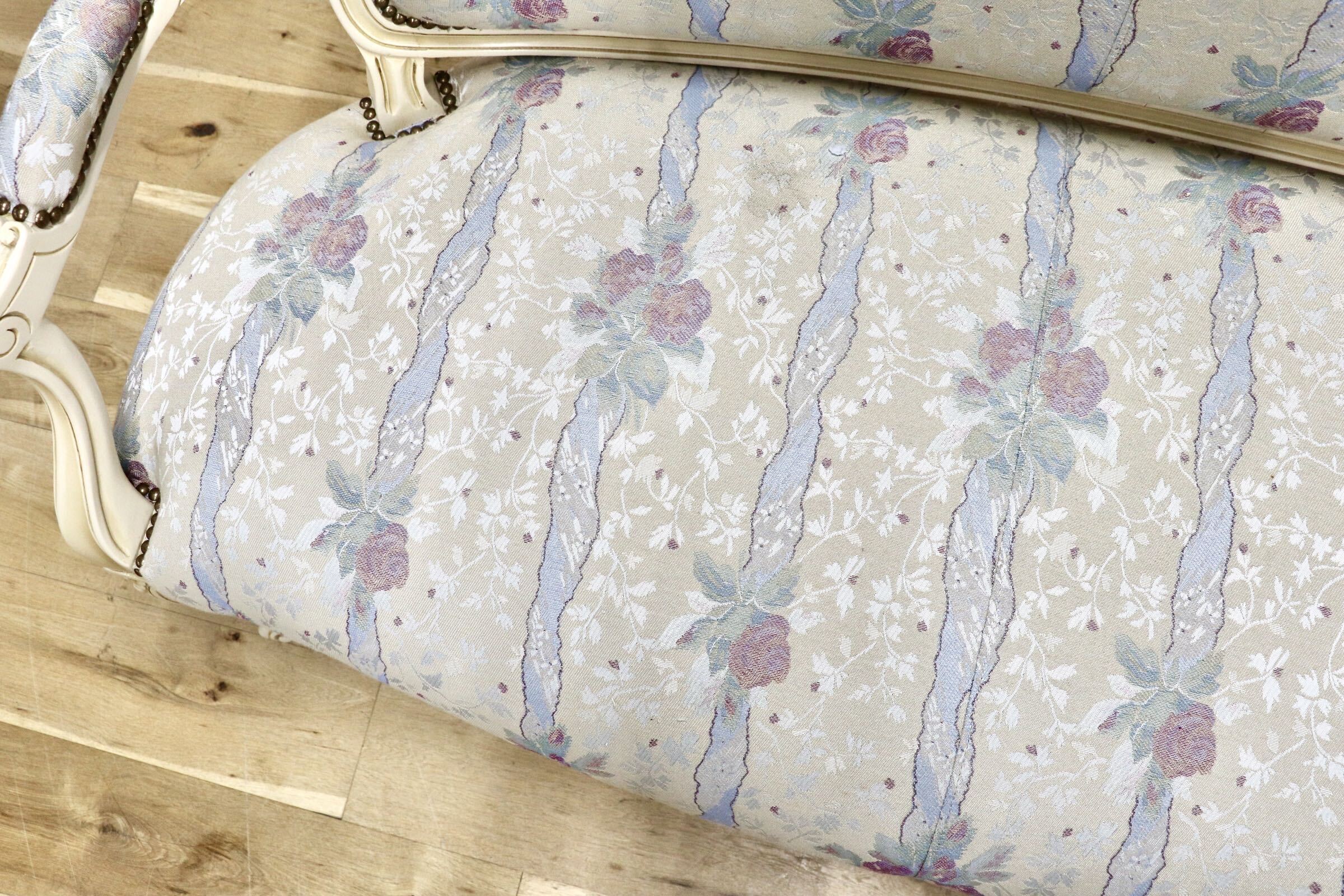 GMJS259D○domani / ドマーニ Louis XV ルイ15世 2人掛けソファ ラブソファ 西洋 アンティーク カリモク最高峰 定価約58万円