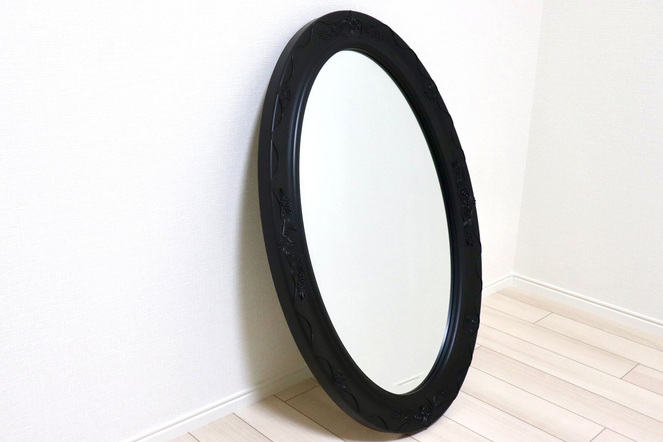 GMIK745B○ウォールミラー 壁掛け鏡 姿見 壁掛けミラー 全身鏡 立て掛けミラー 鏡 クラシック調